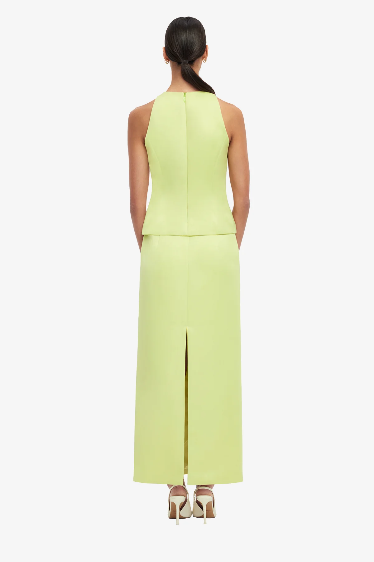 Amelia Petal Top - Chartreuse - Image 5