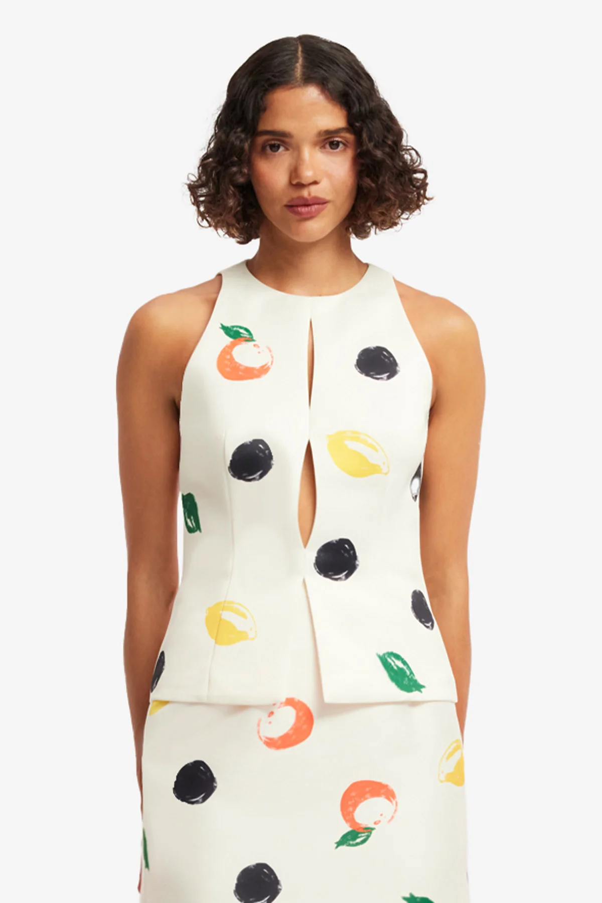 Amelia Top - Citrus Spots - Image 2