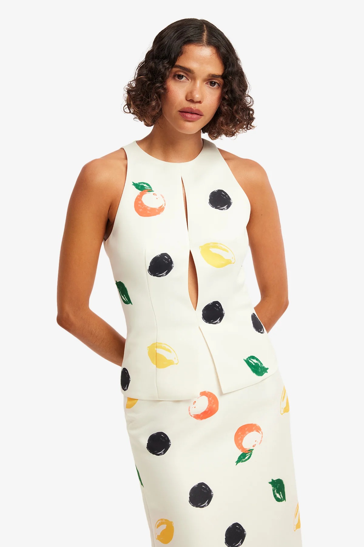 Amelia Top - Citrus Spots - Image 6