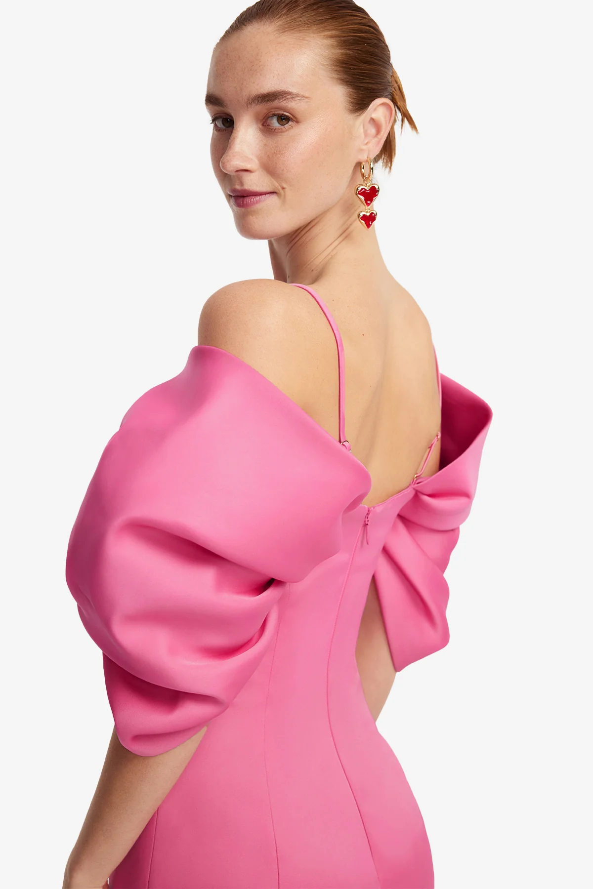 Arabella Appliqué Maxi Dress - Pink - Image 6