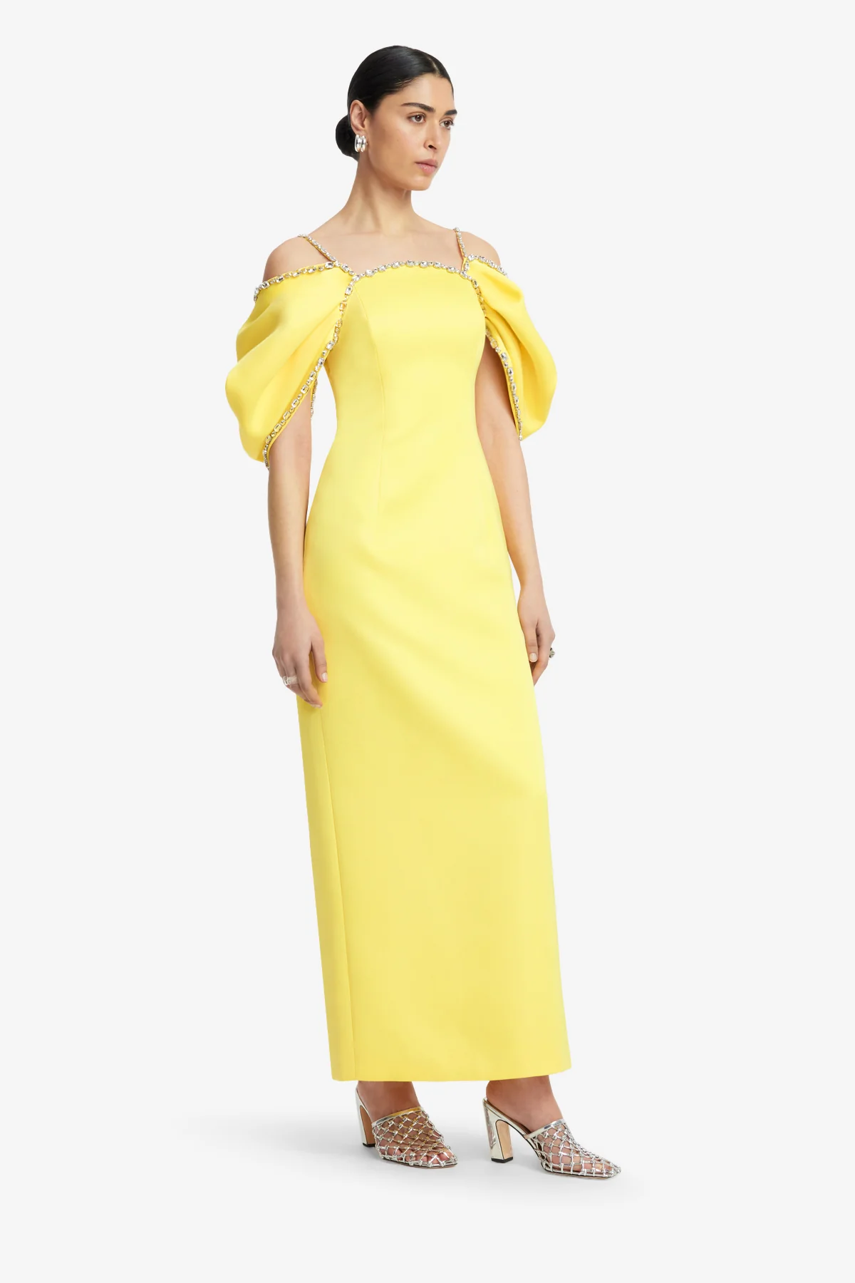 Arabella Embellished Maxi Dress - Sunshine - Image 4