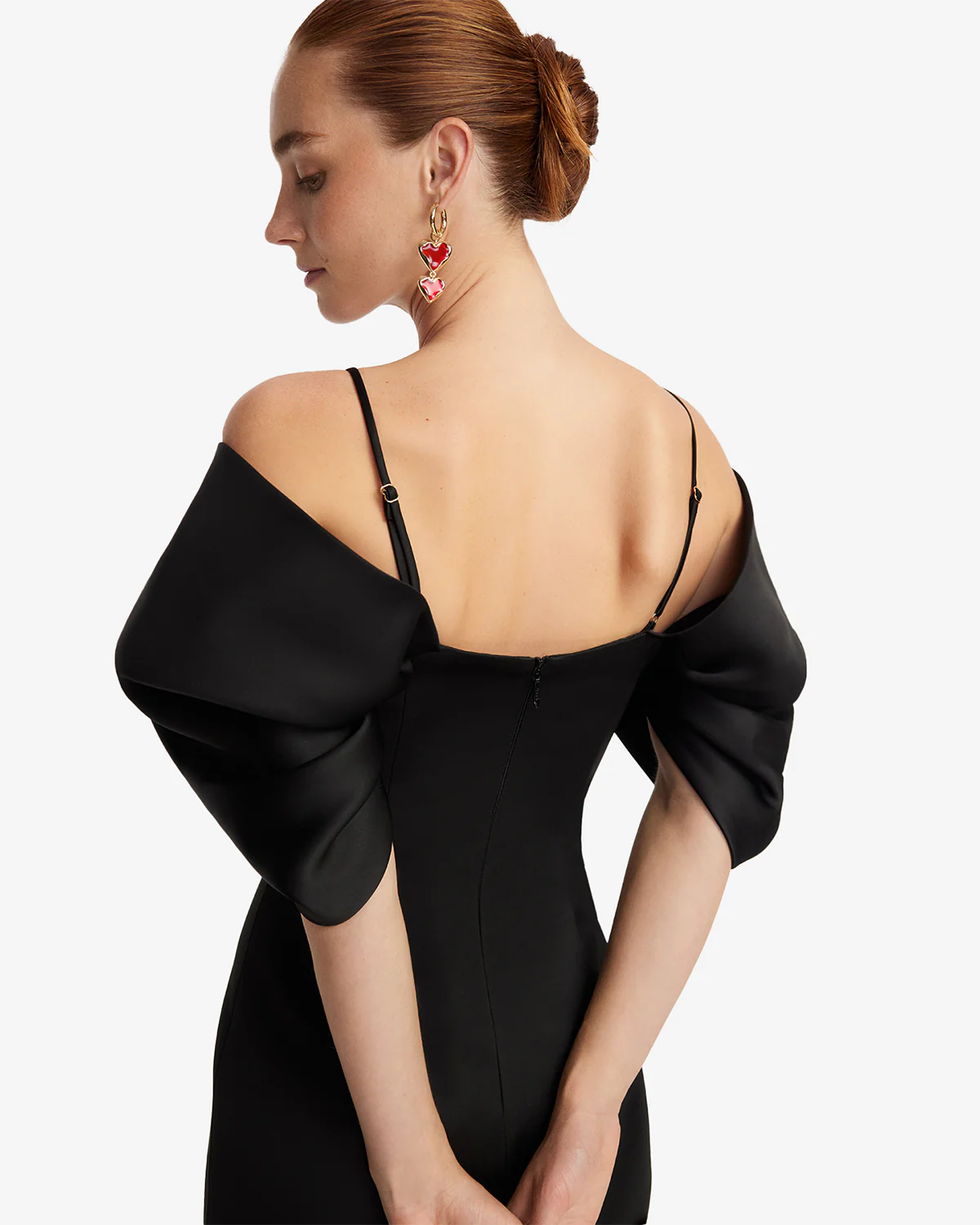 Arabella Embroidered Maxi Dress - Ebony - Image 6