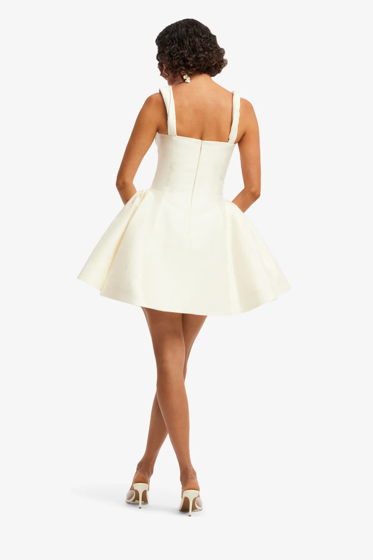 Ariel Embellished Wool Mini Dress - Wildflower - Image 5