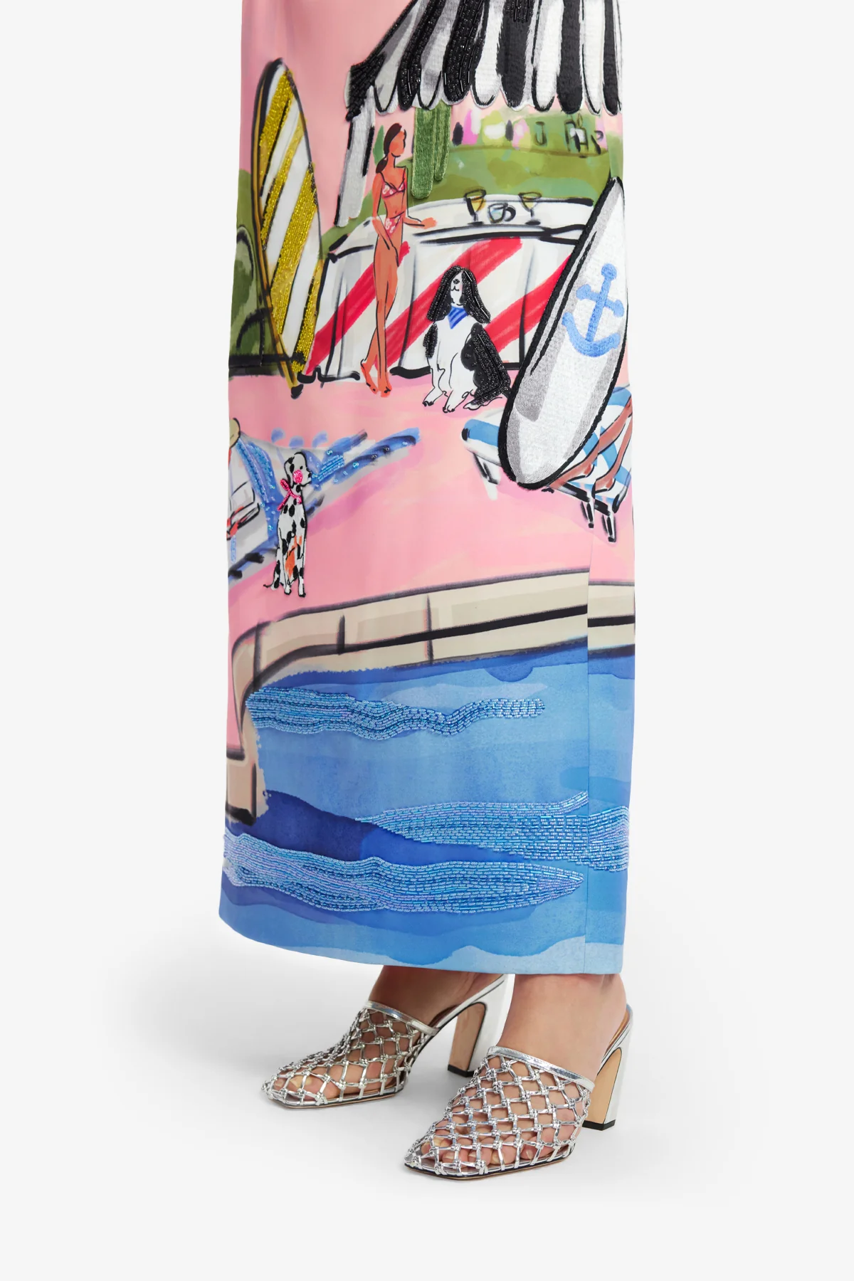 Ava Bustier Maxi Dress - Riviera Print - Image 6