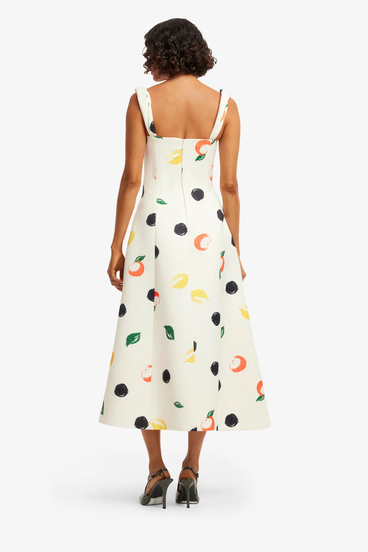 Beatrice Midi Dress - Citrus Spots - Image 5