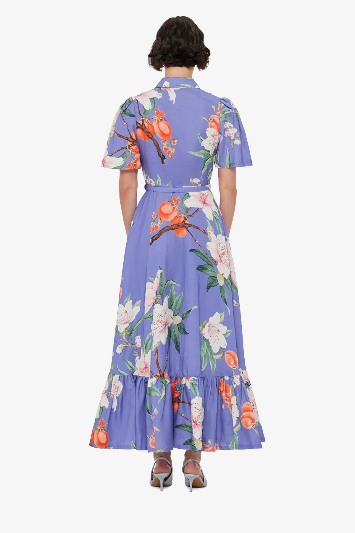 Becca Short Sleeve Midi Dress - Lavish Print in Moonlight - Image 5