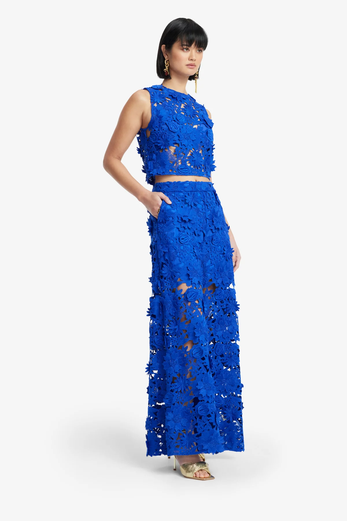 Candied Lace Pants - Lapis - Image 4