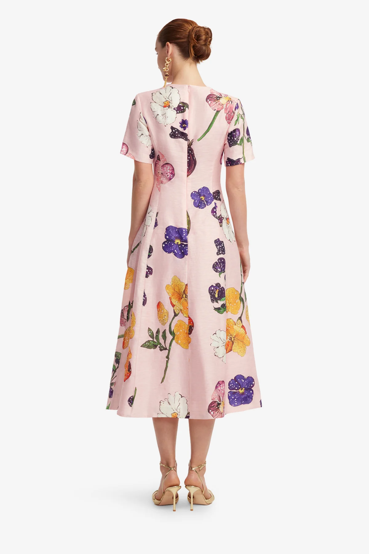 Caroline Short Sleeve Midi Dress - Wildbloom - Image 5