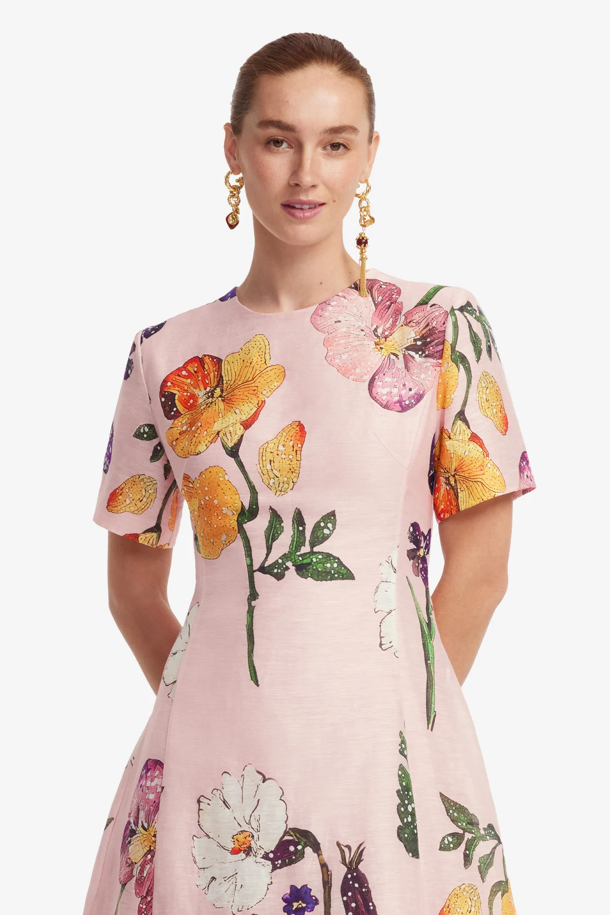 Caroline Short Sleeve Midi Dress - Wildbloom - Image 6