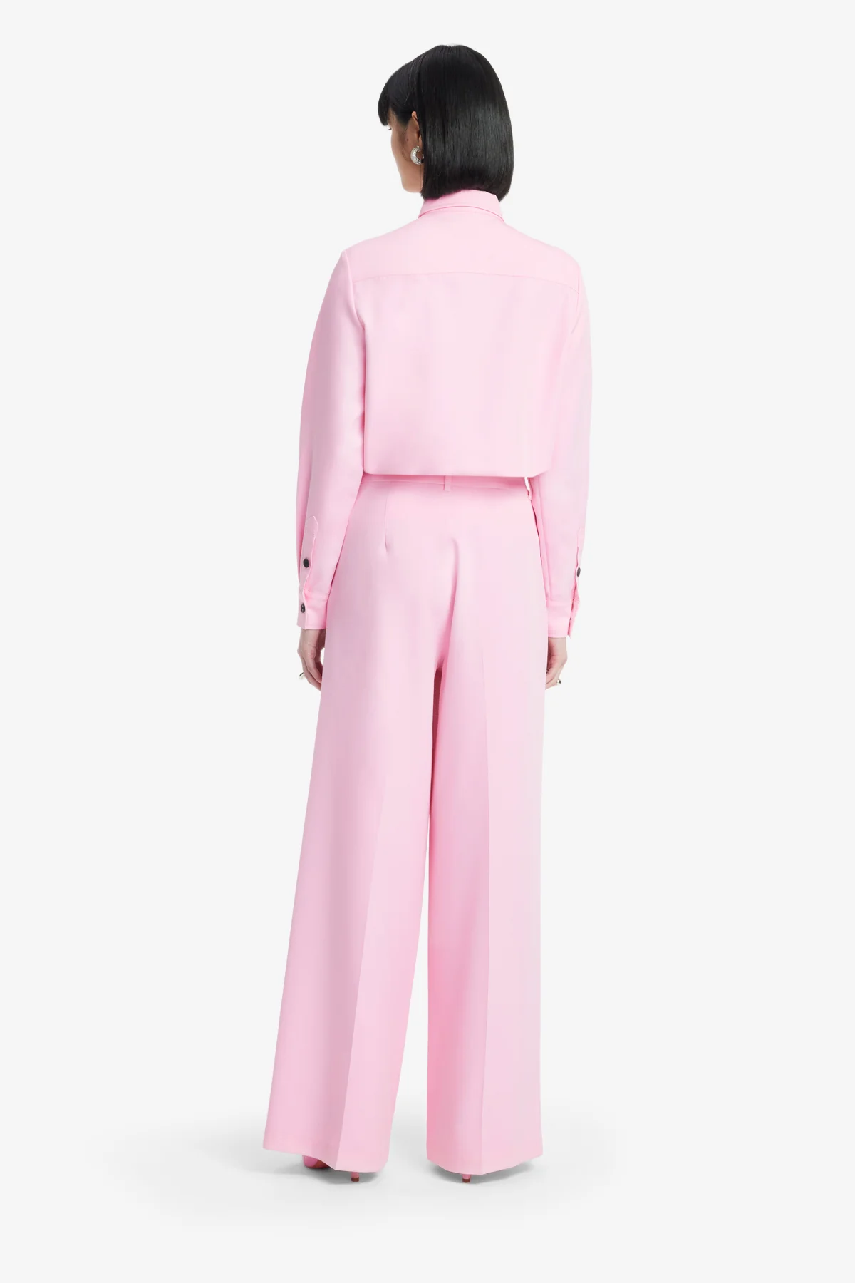 Elisha Wide Leg Pants - Baby Pink - Image 5