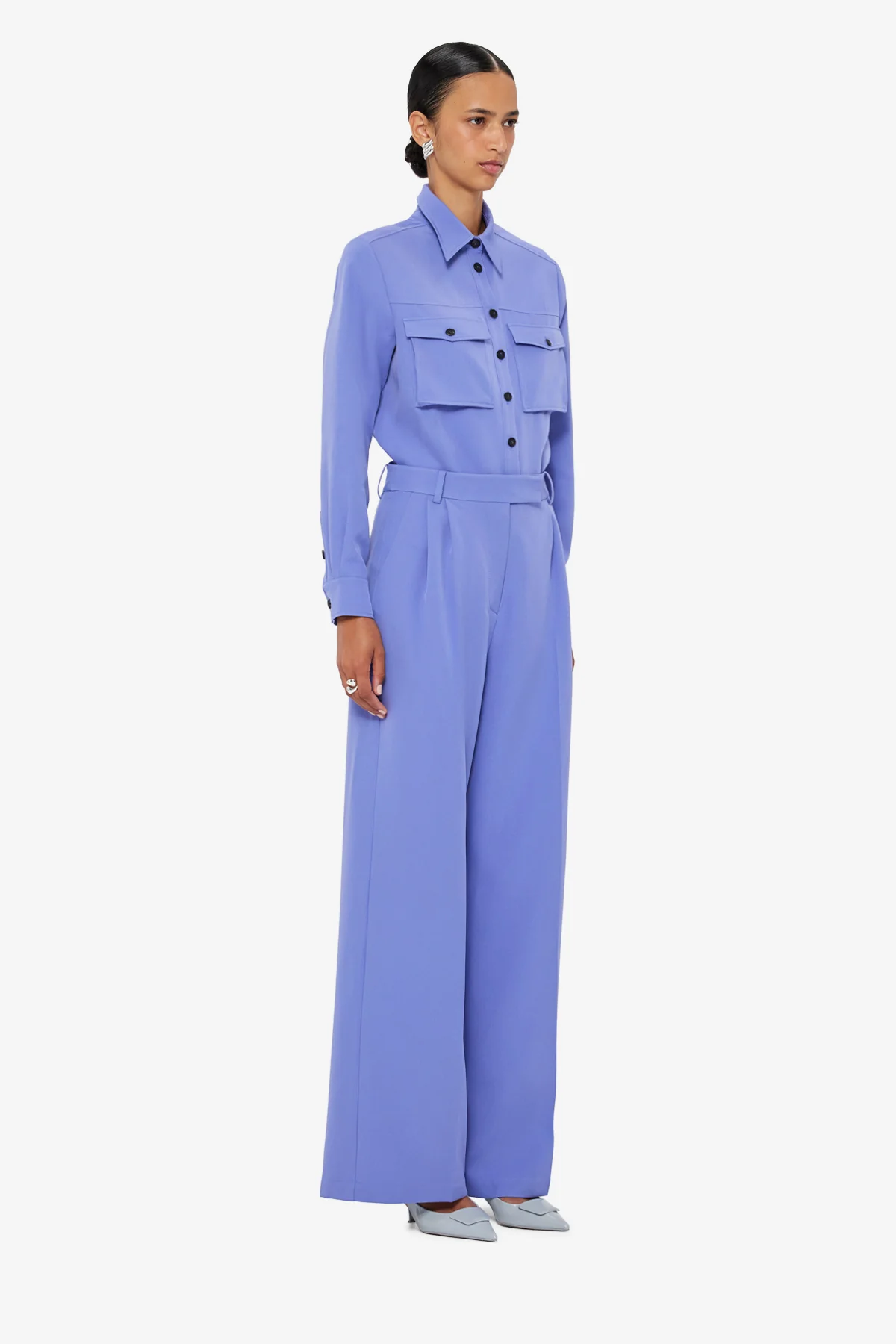 Elisha Wide Leg Pants - Moonlight - Image 4
