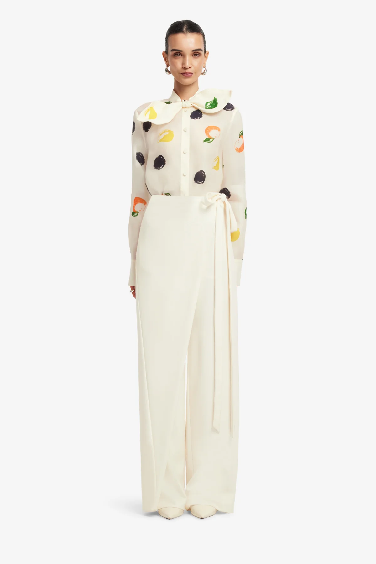 Felicity Wrap Pants - Snow - Image 2