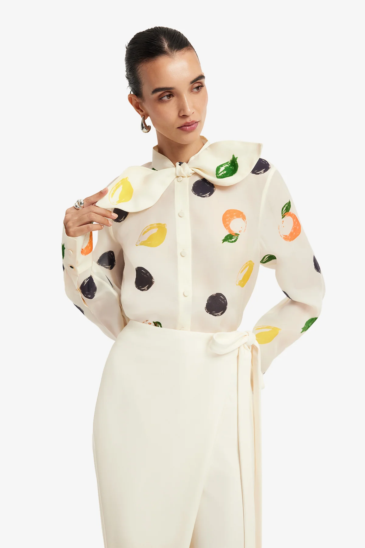 Felicity Wrap Pants - Snow - Image 6