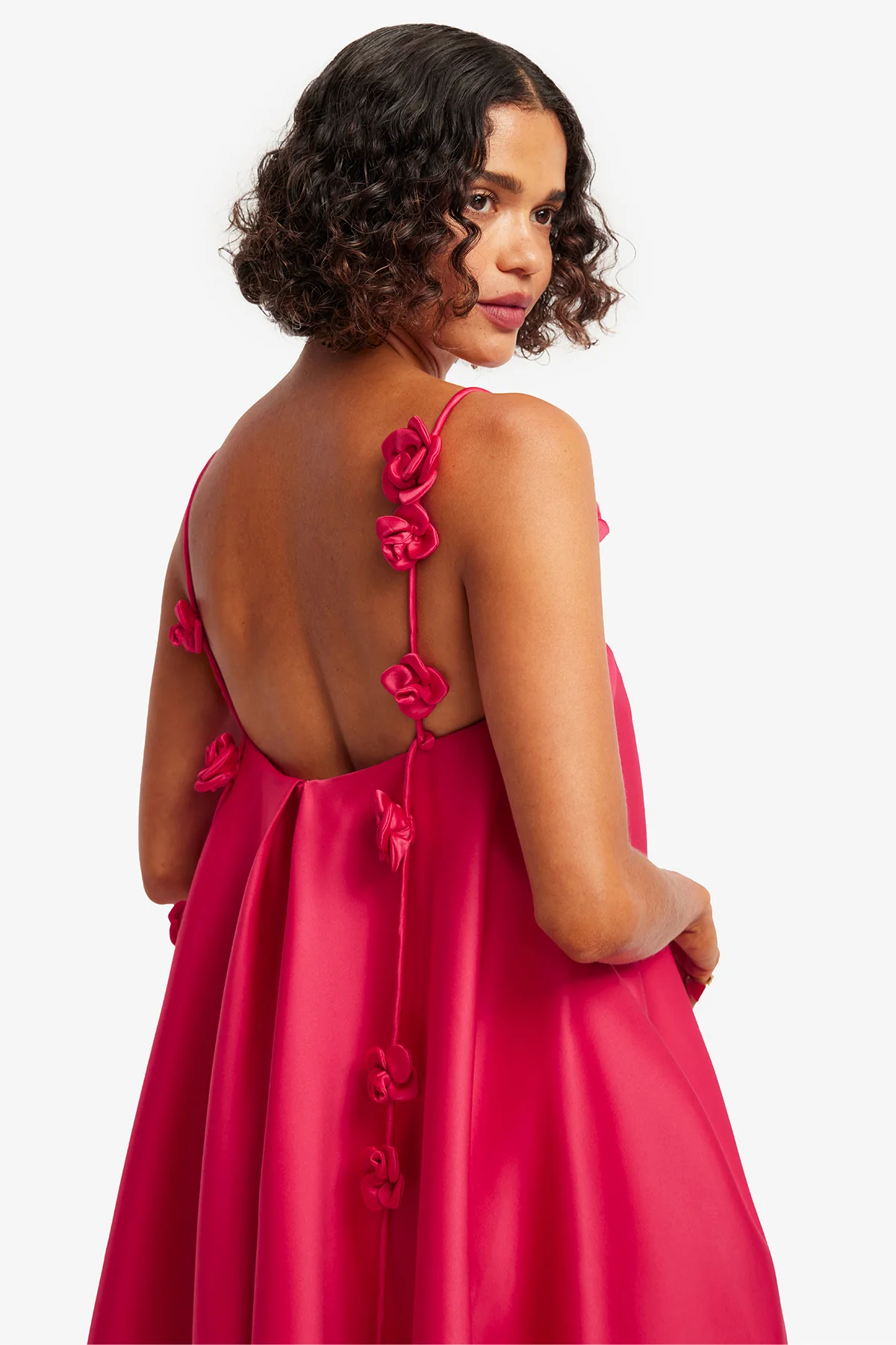 Fiona Rose Mini Dress - Scarlet - Image 6