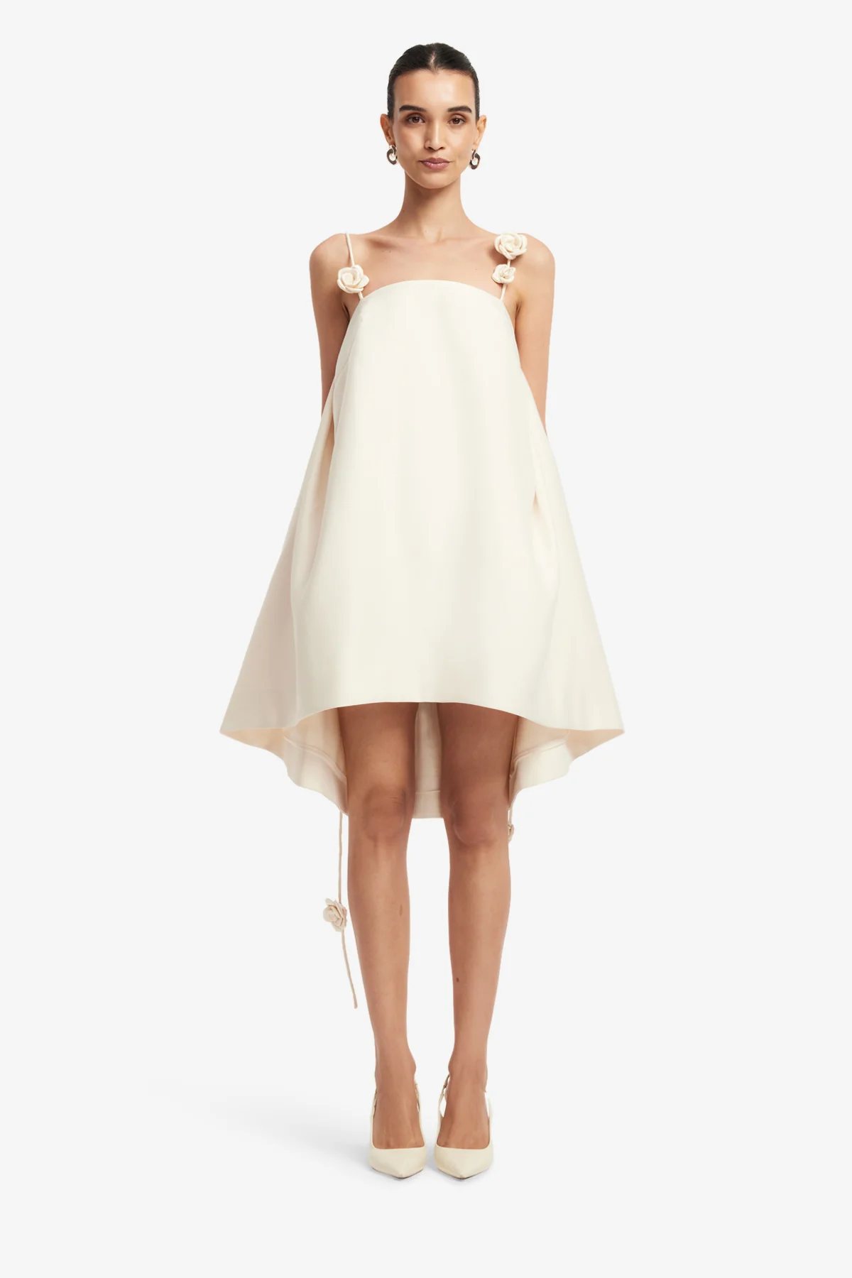 Fiona Rose Mini Dress - Vanilla - Image 2