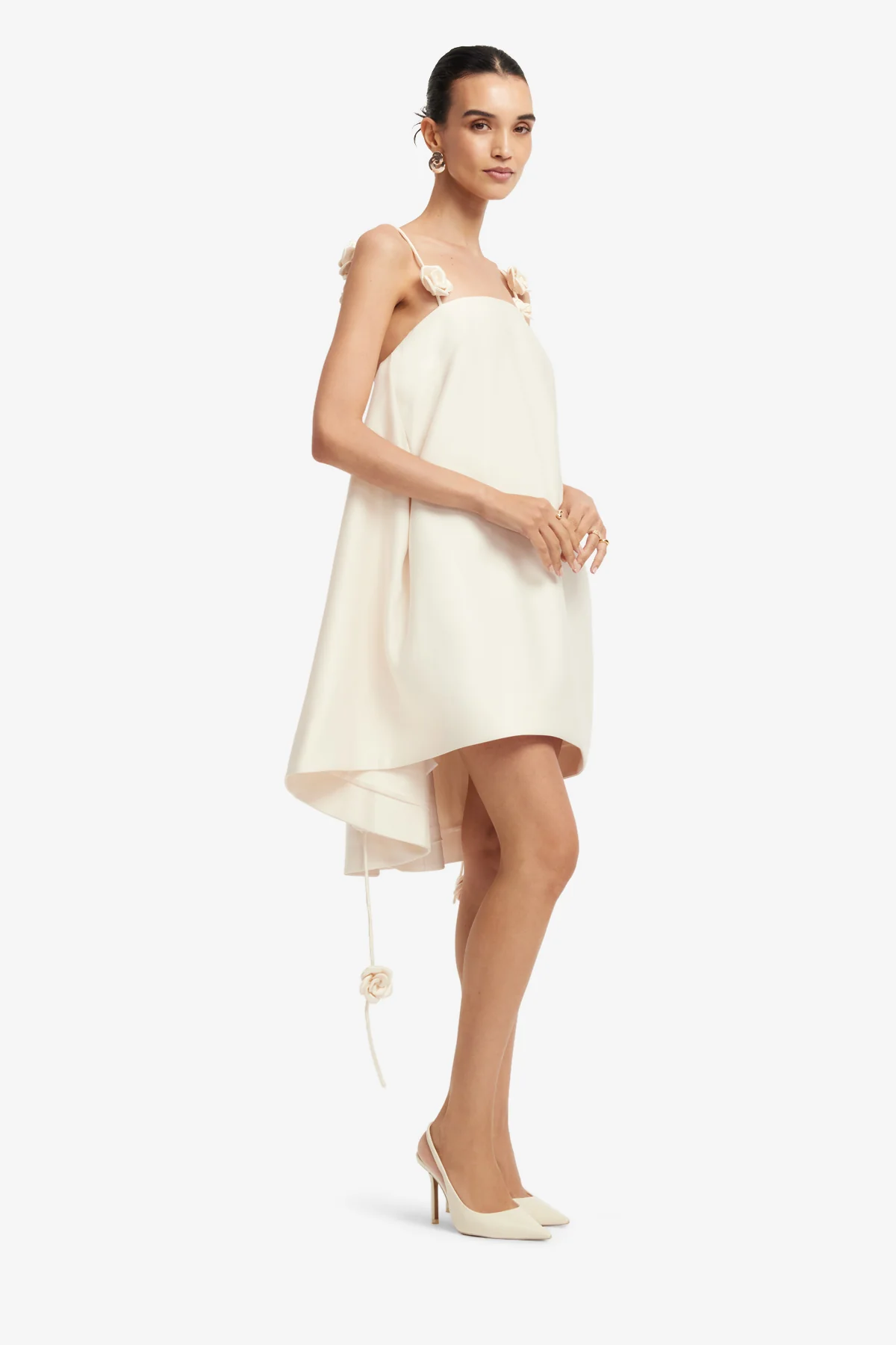 Fiona Rose Mini Dress - Vanilla - Image 4