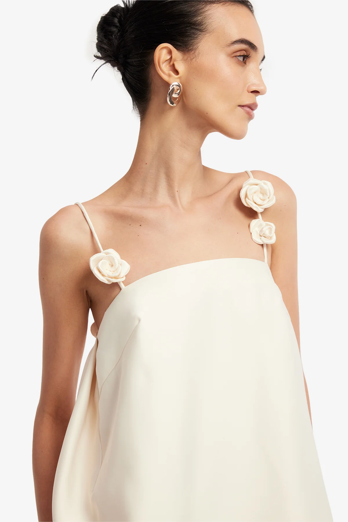 Fiona Rose Mini Dress - Vanilla - Image 6