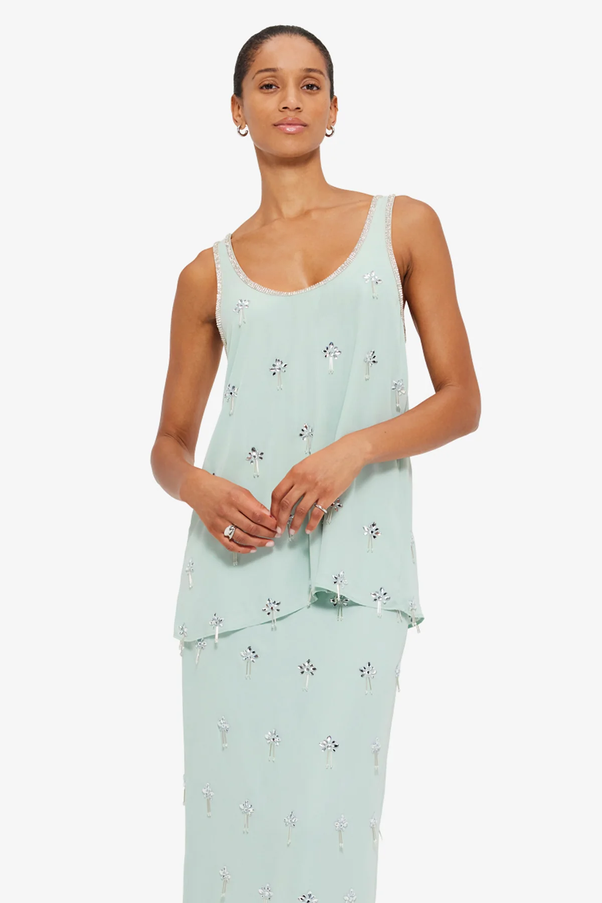 Helaine Embellished Top - Pistachio - Image 6