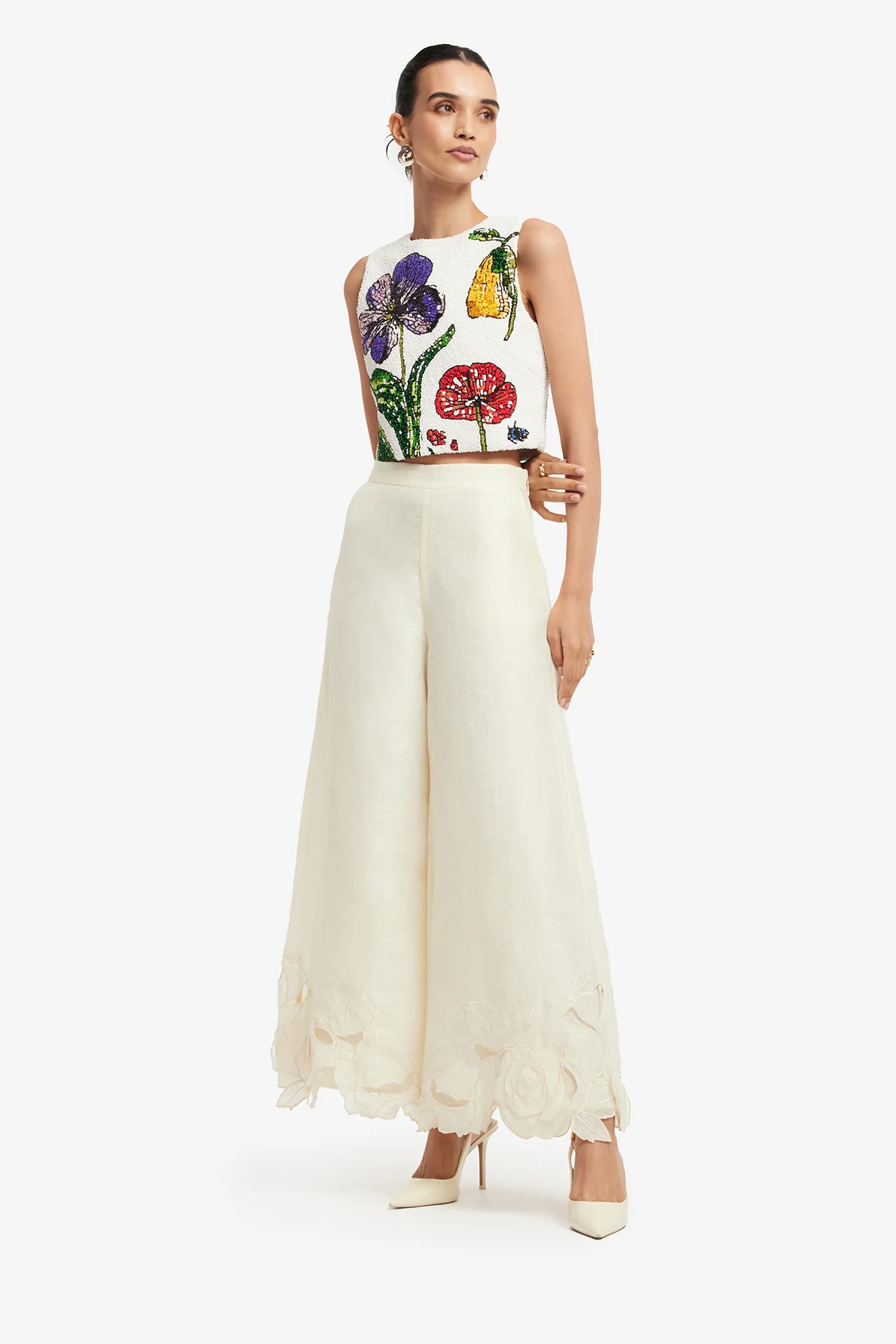 Iris Beaded Top - Wildflowers - Image 3