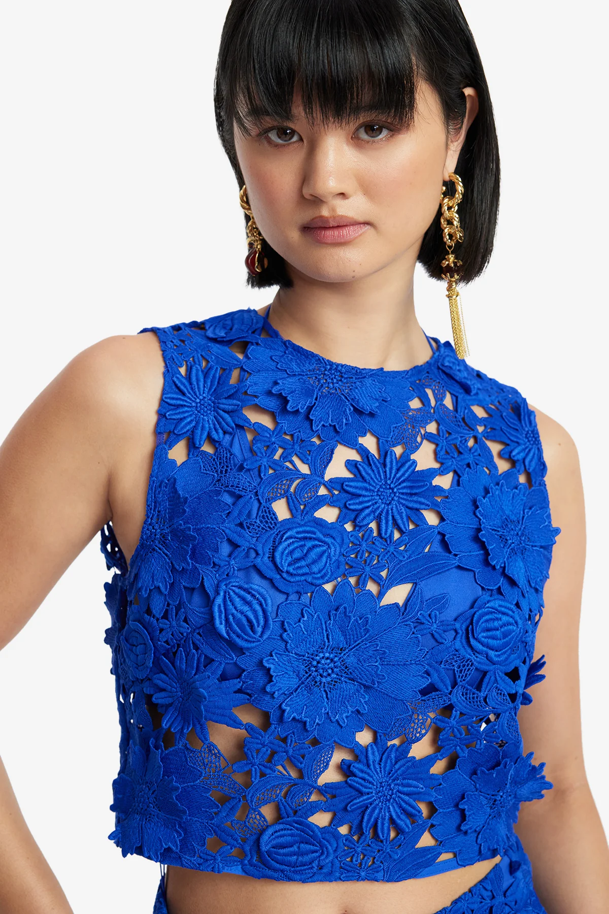 Iris Lace Top - Lapis - Image 6
