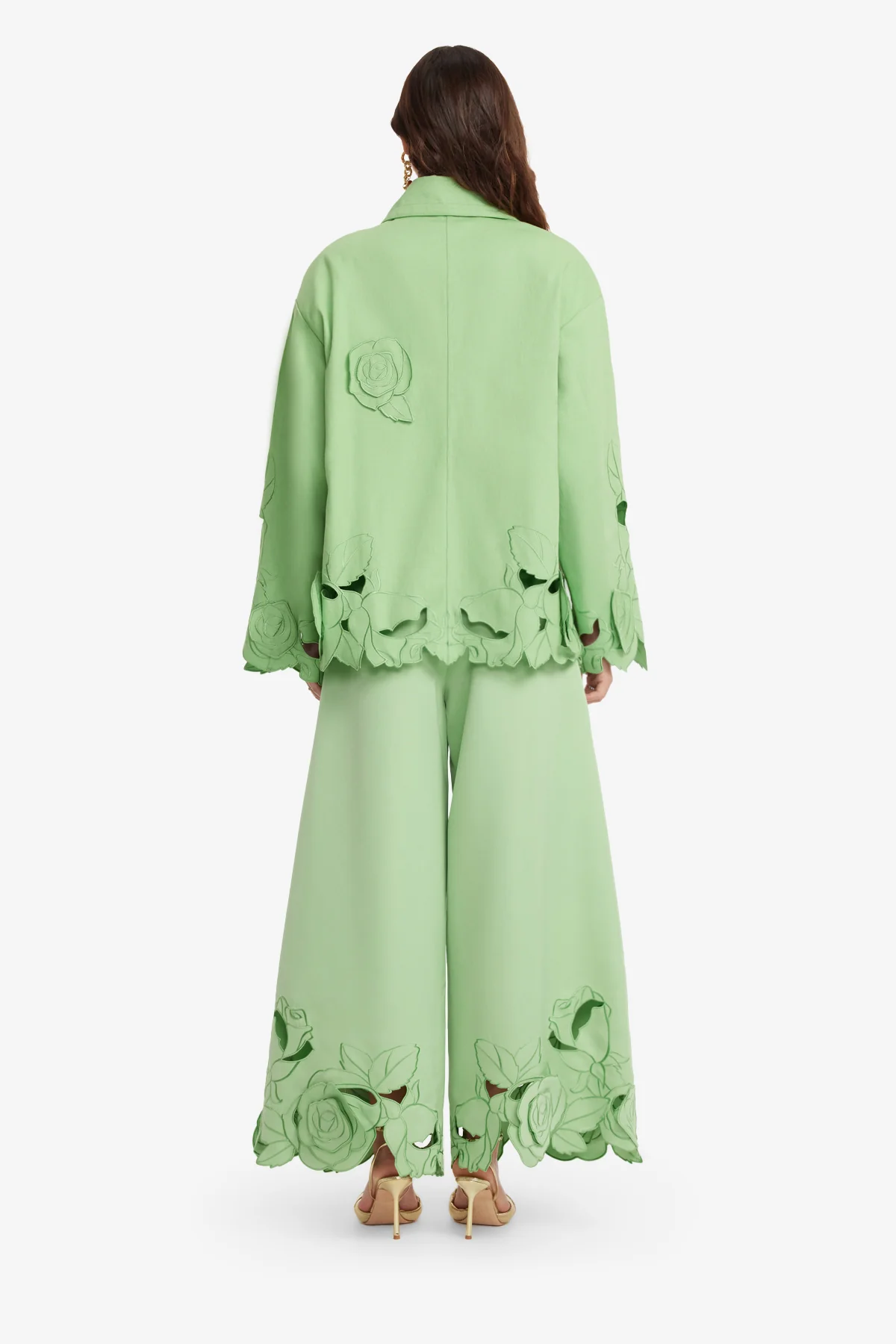 Jayna Appliqué Jacket - Juniper Green - Image 5