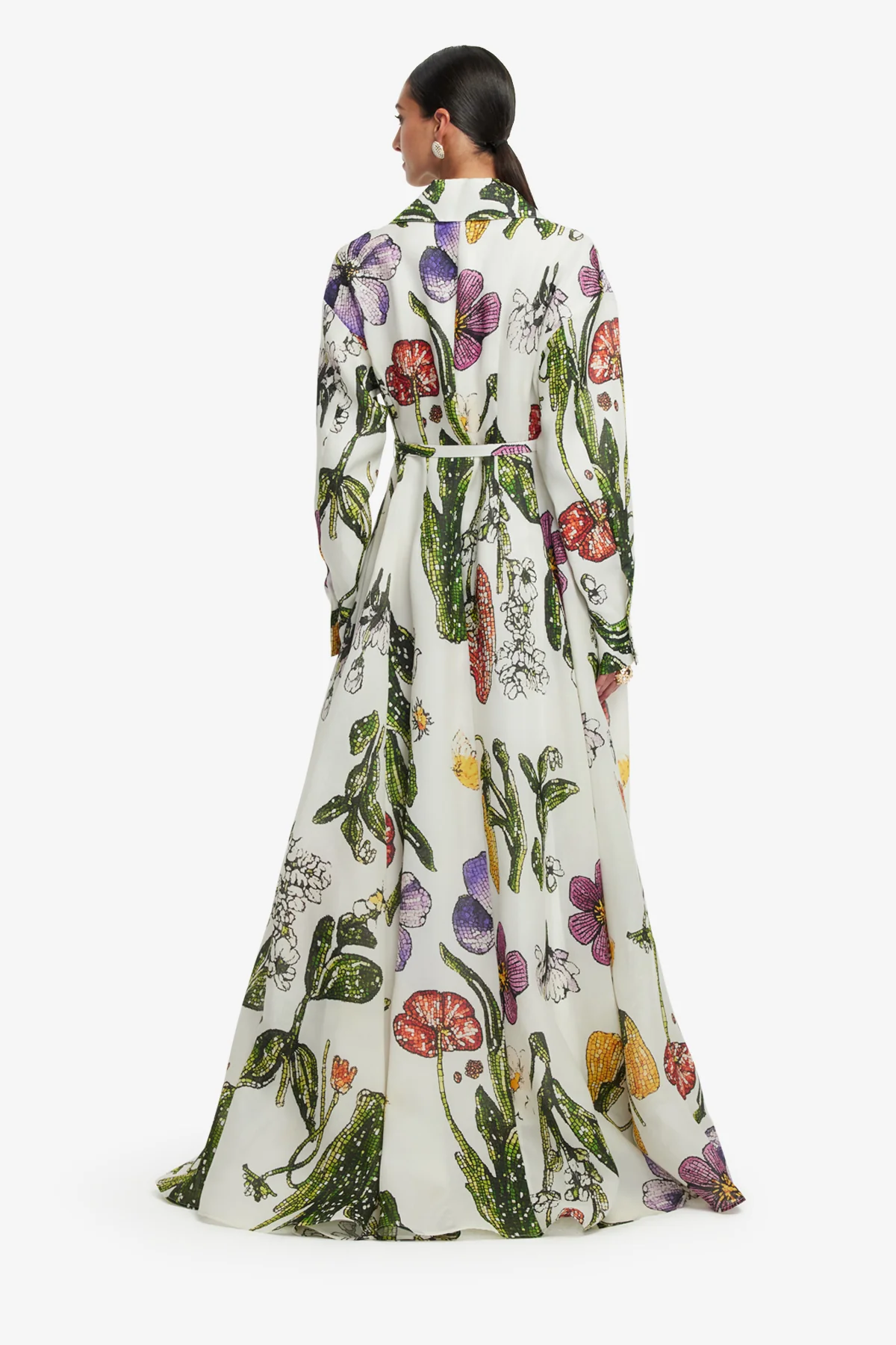 Josephine Silk Gown - Wildflowers - Image 5