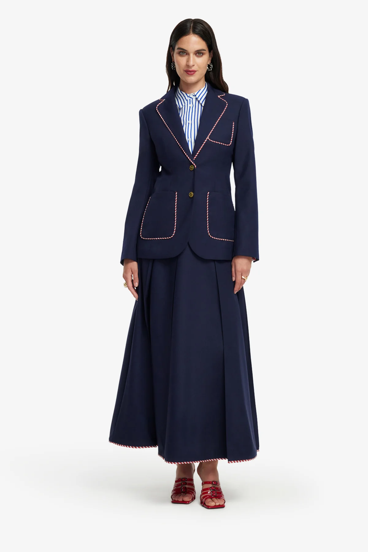 Joslin Maxi Skirt - Indigo - Image 3