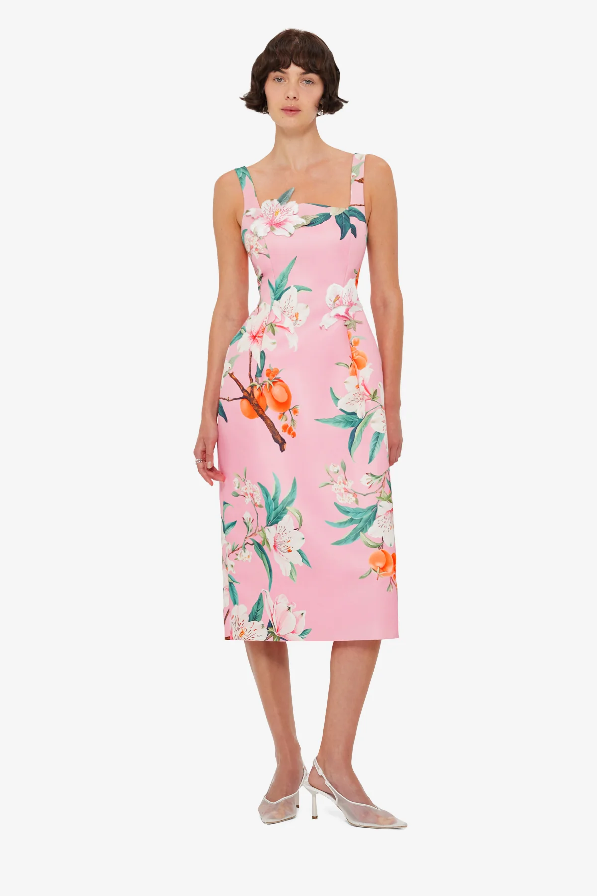 Larissa Midi Dress - Lavish Print in Pink - Image 3