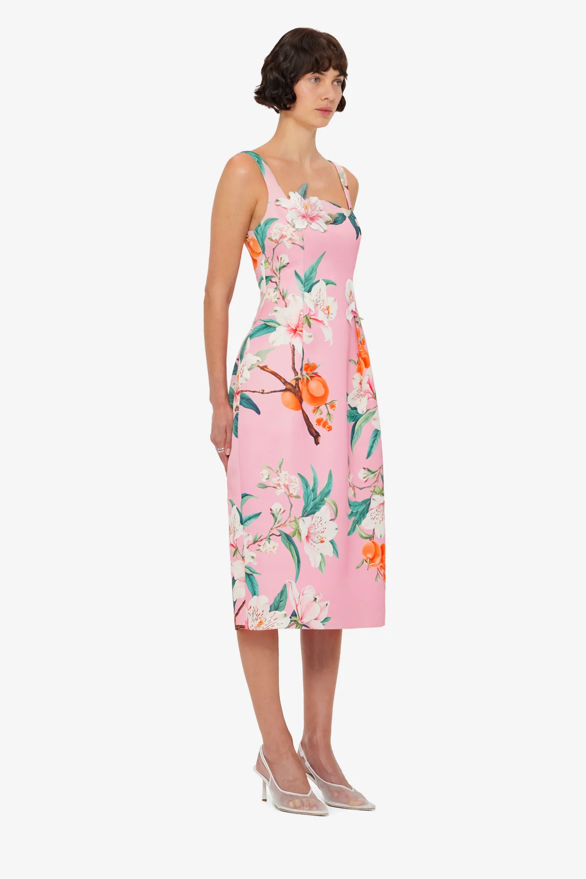 Larissa Midi Dress - Lavish Print in Pink - Image 4