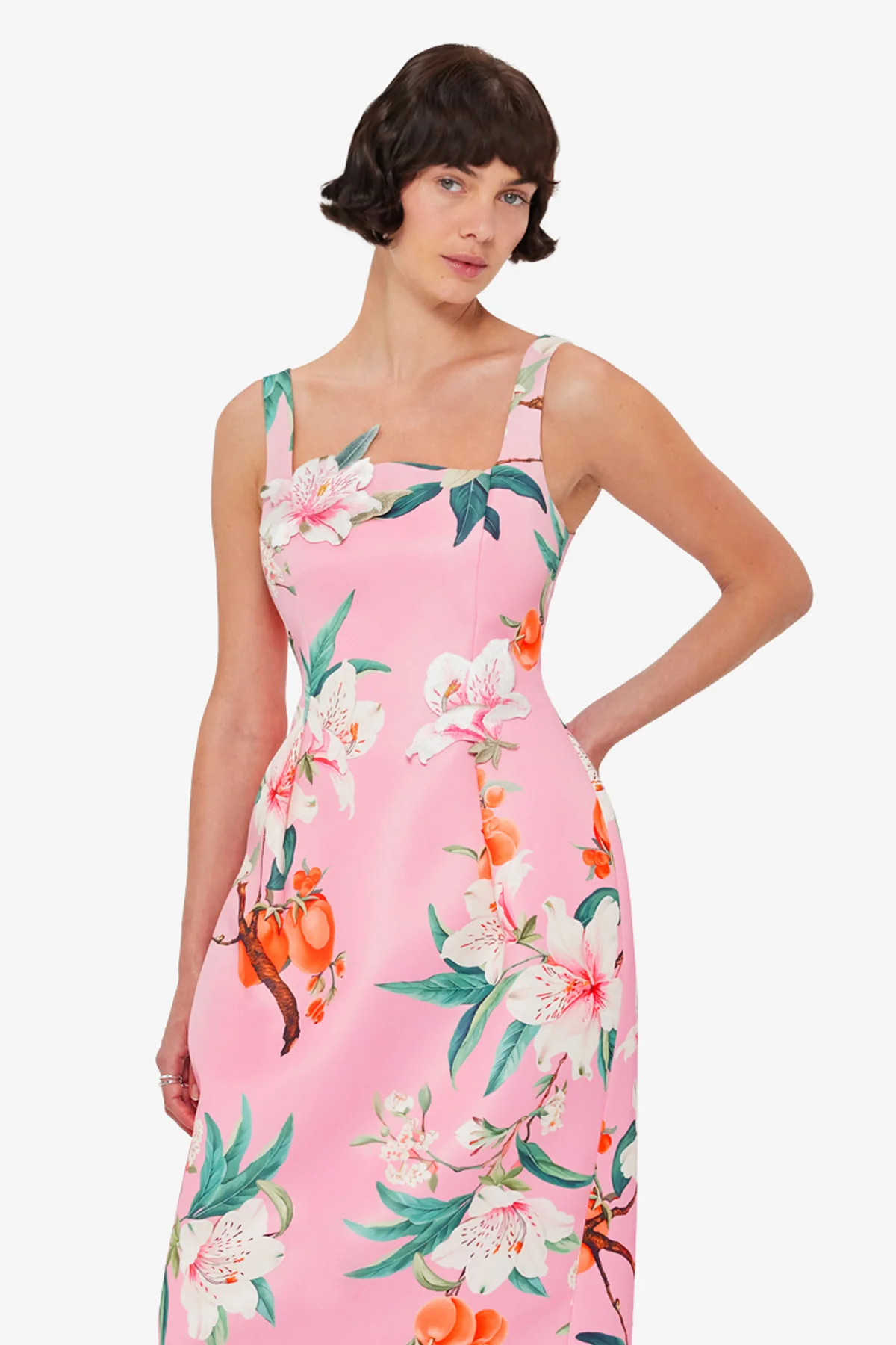 Larissa Midi Dress - Lavish Print in Pink - Image 6