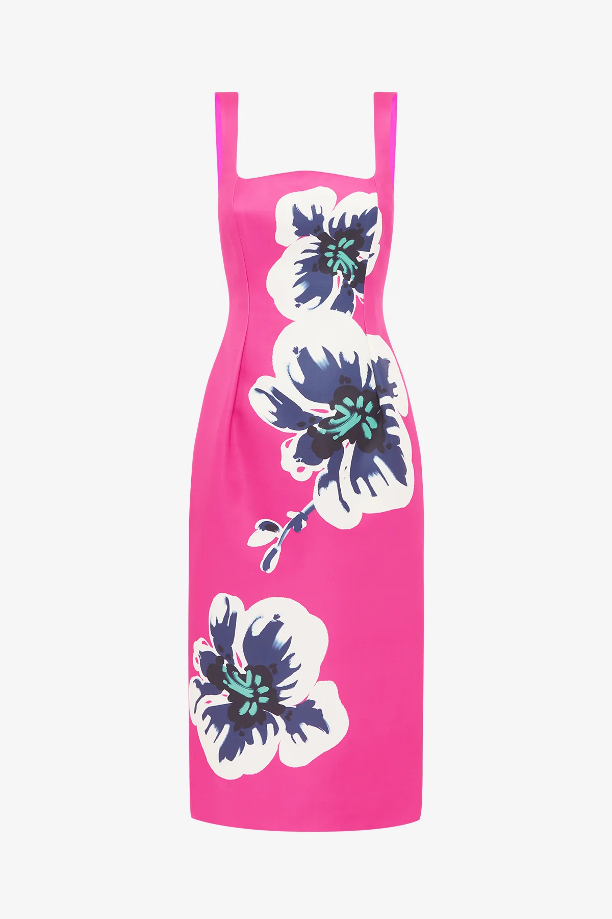 Larissa Midi Dress - Orchid Print