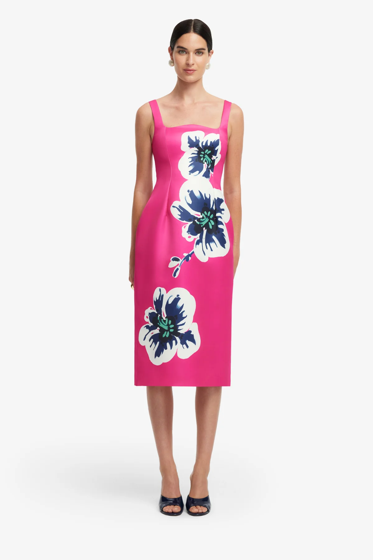 Larissa Midi Dress - Orchid Print - Image 2