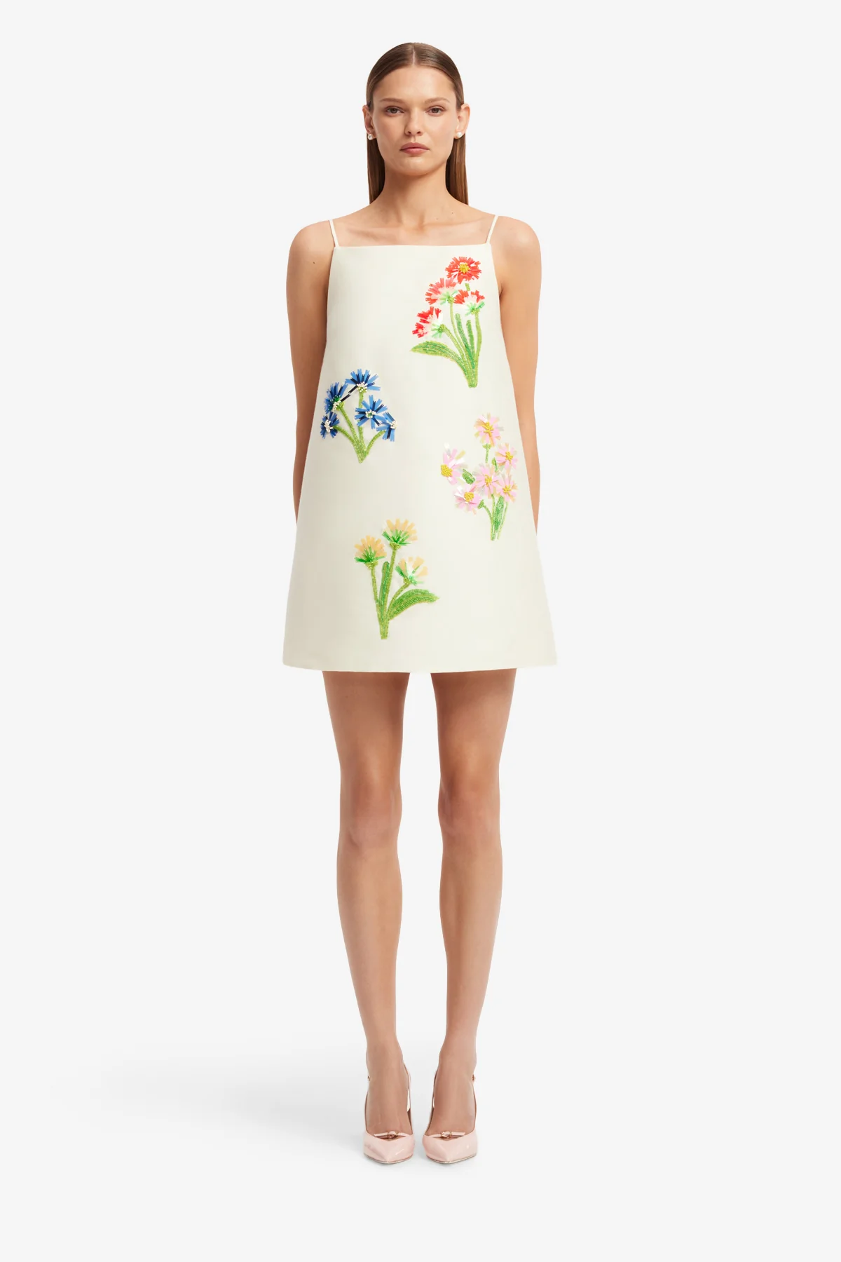 Leia Wool Mini Dress - Wildflower - Image 2