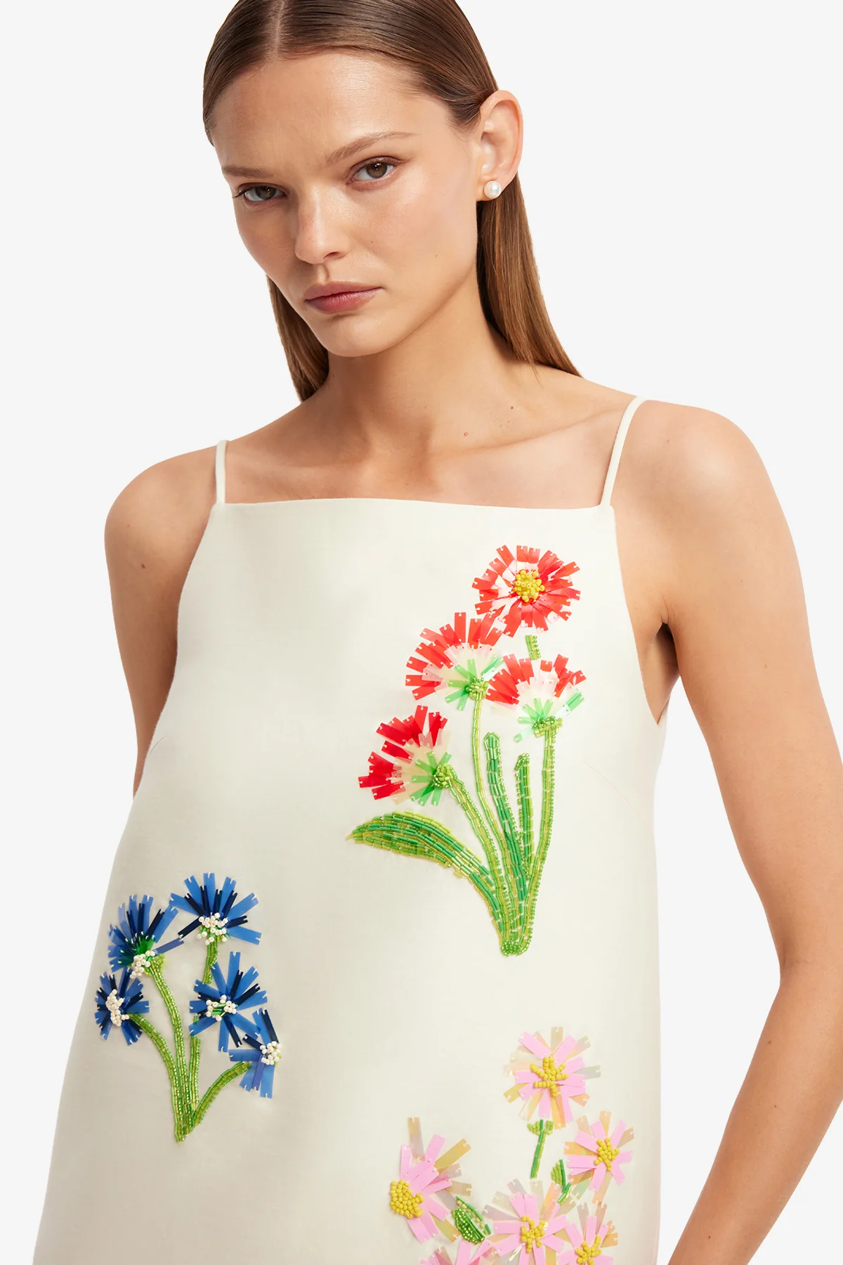 Leia Wool Mini Dress - Wildflower - Image 6