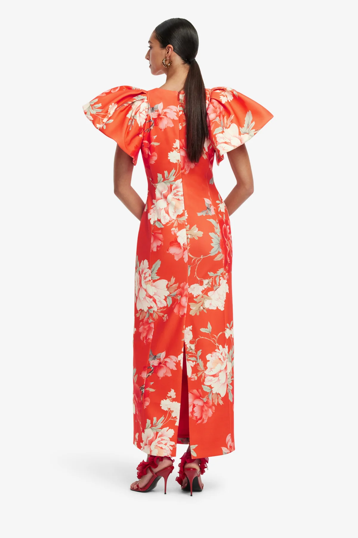 Lucinda Printed Maxi Dress - Saffron Peony - Image 5