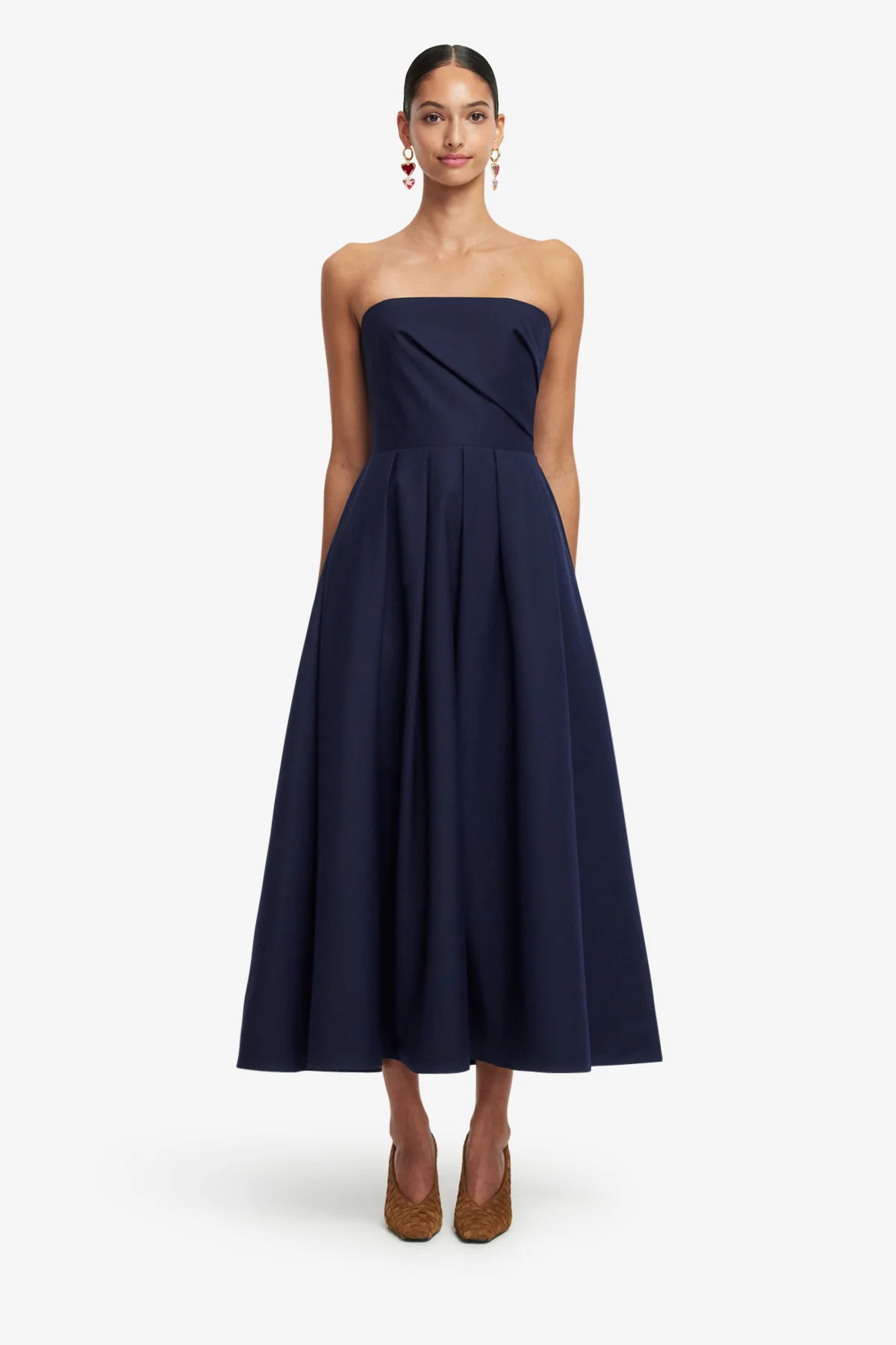 Lynn Bustier Midi Dress - Indigo - Image 2