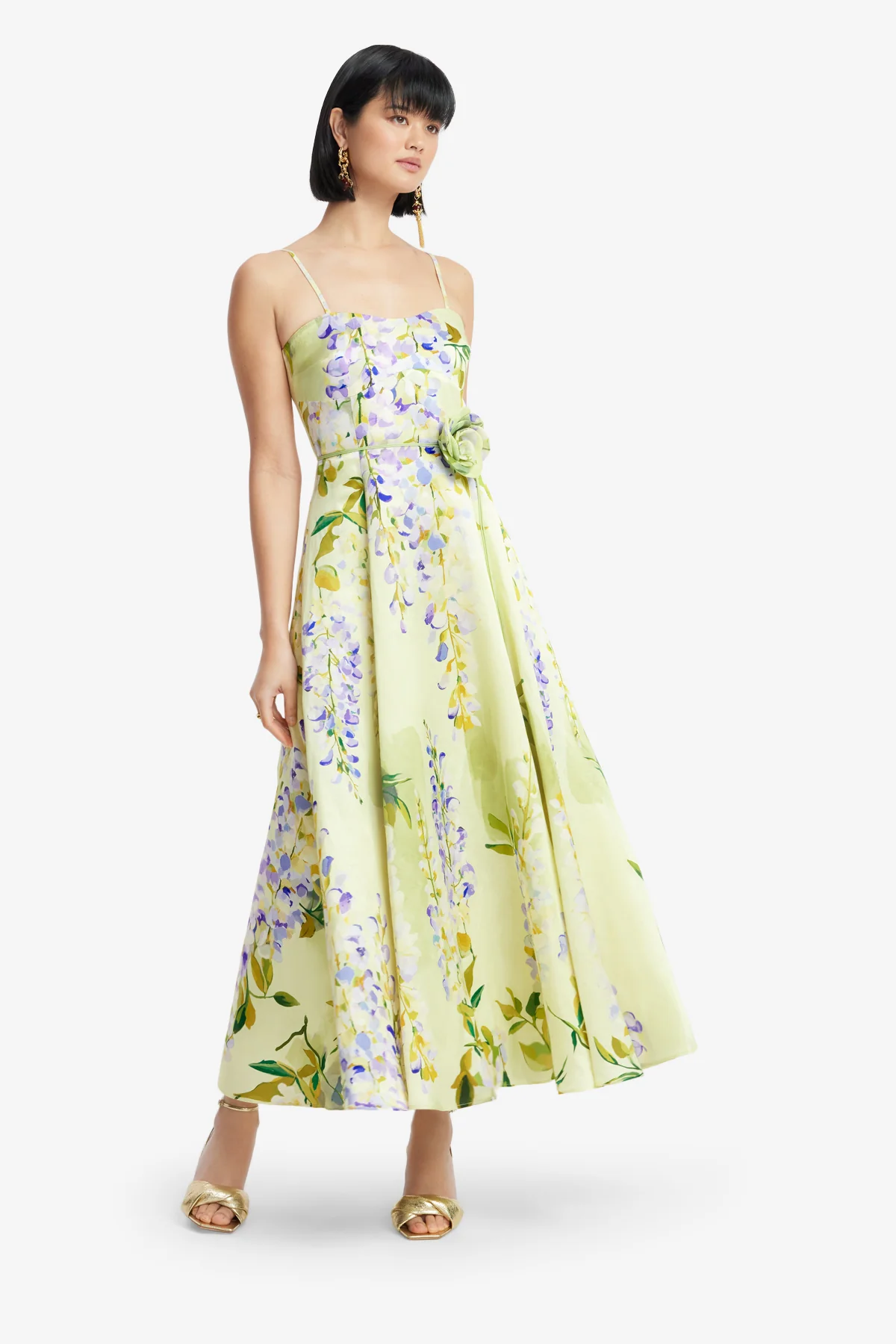 Mariela Midi Dress - Wisteria Print - Image 3