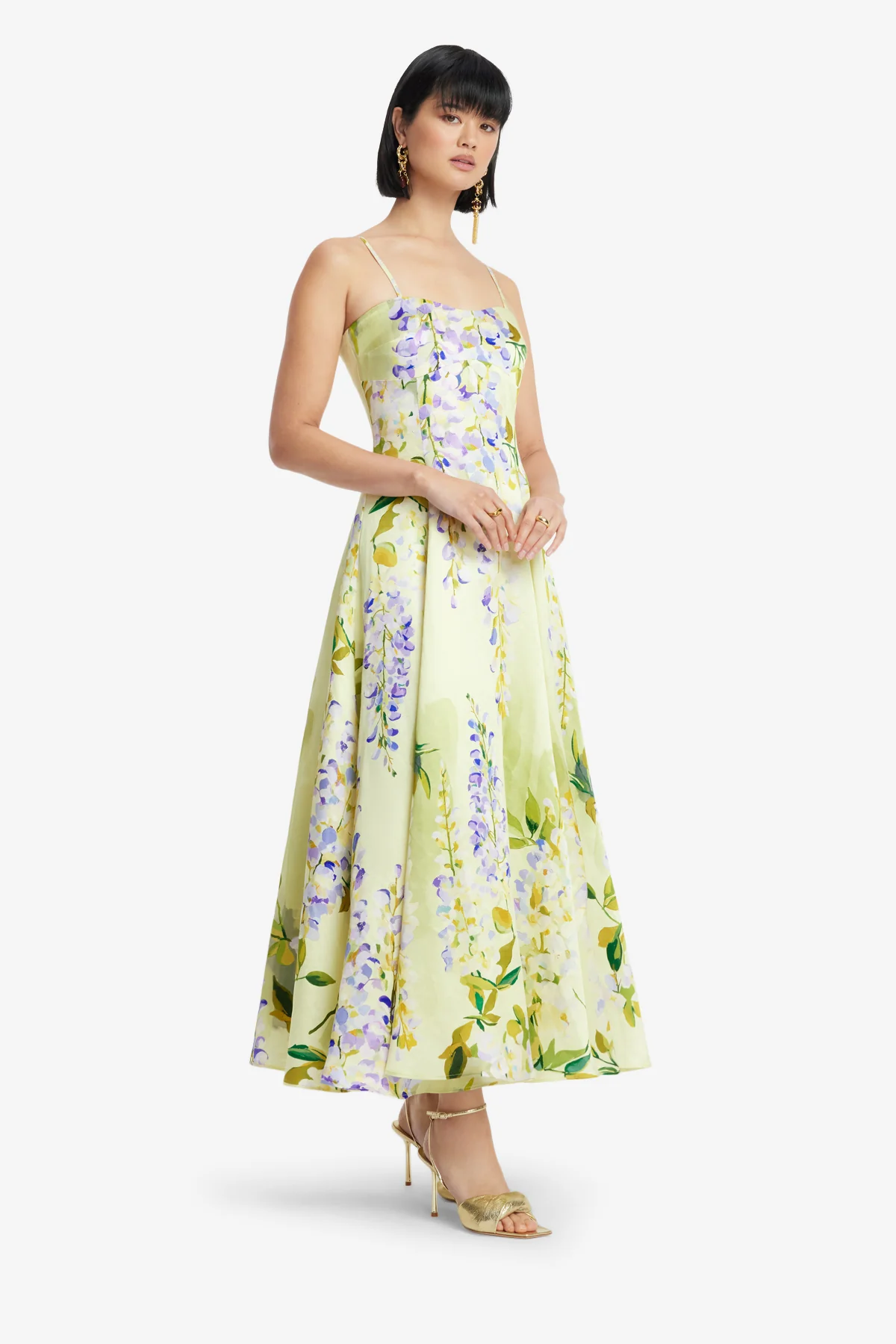 Mariela Midi Dress - Wisteria Print - Image 4