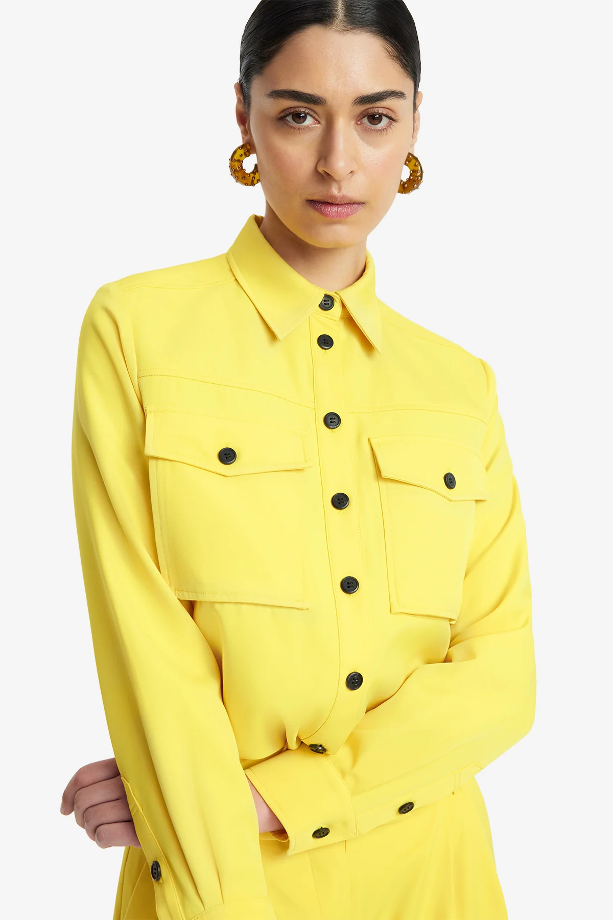 Mavis Pocket Shirt - Sunshine - Image 6