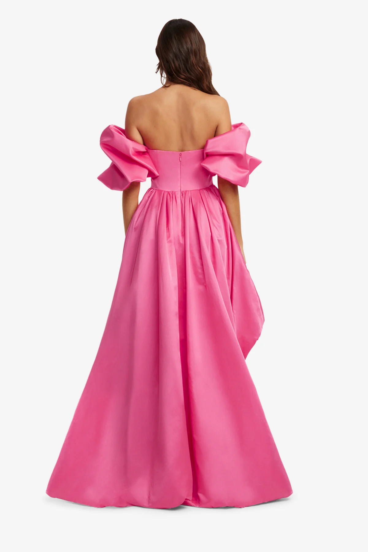 Myriam Voluminous Gown - Fuchsia - Image 5