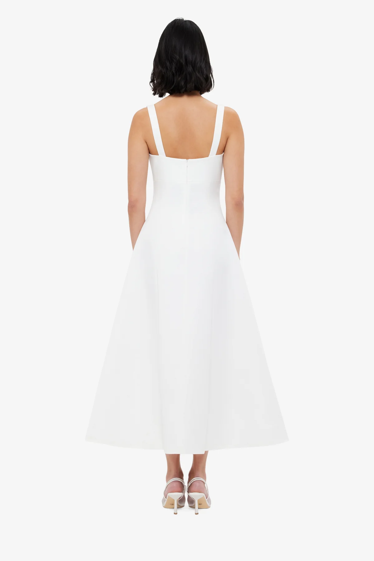 Odette Midi Dress - Snow - Image 5