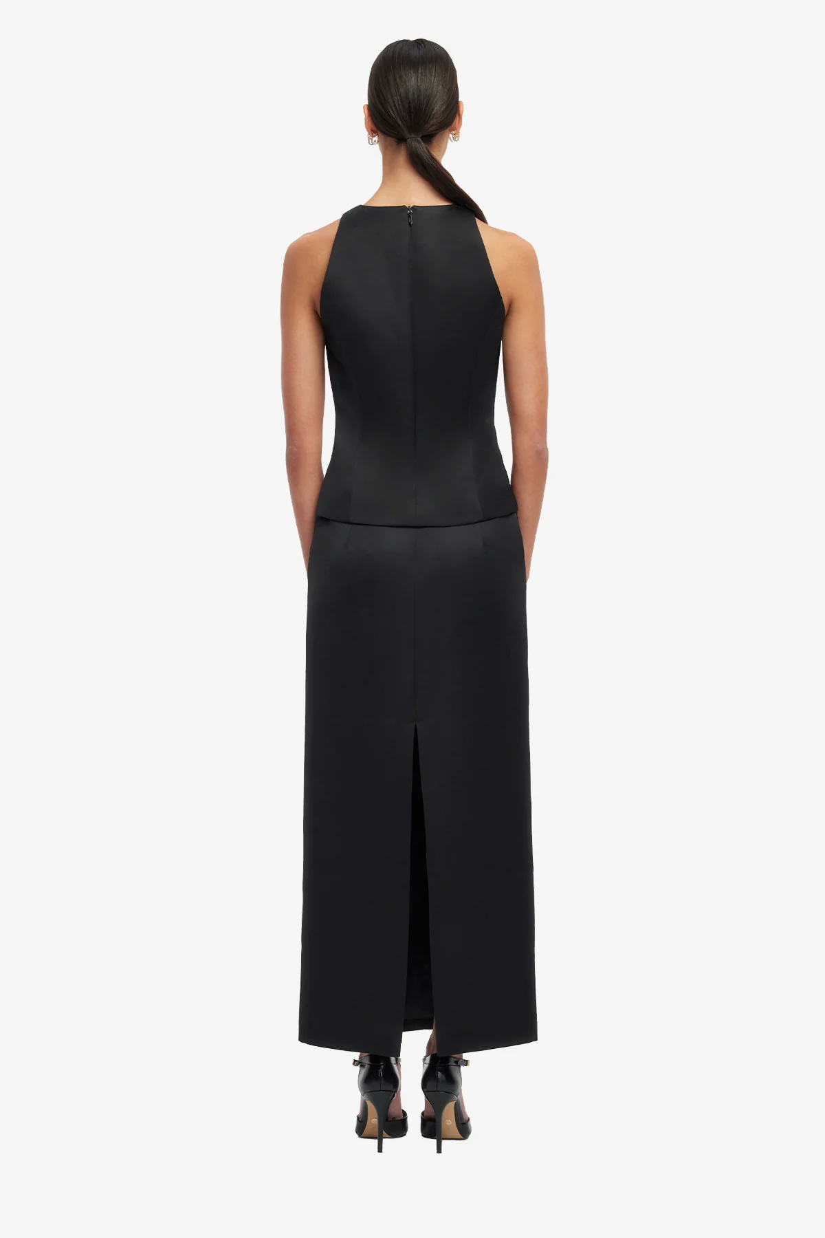 Olivia Petal Maxi Skirt - Ebony - Image 5
