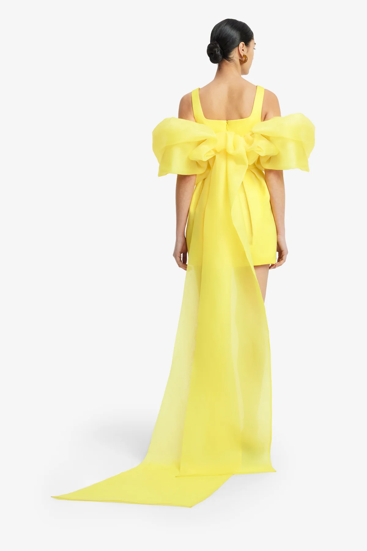 Piper Appliqué Mini Dress & Cape Set – Sunshine - Image 5