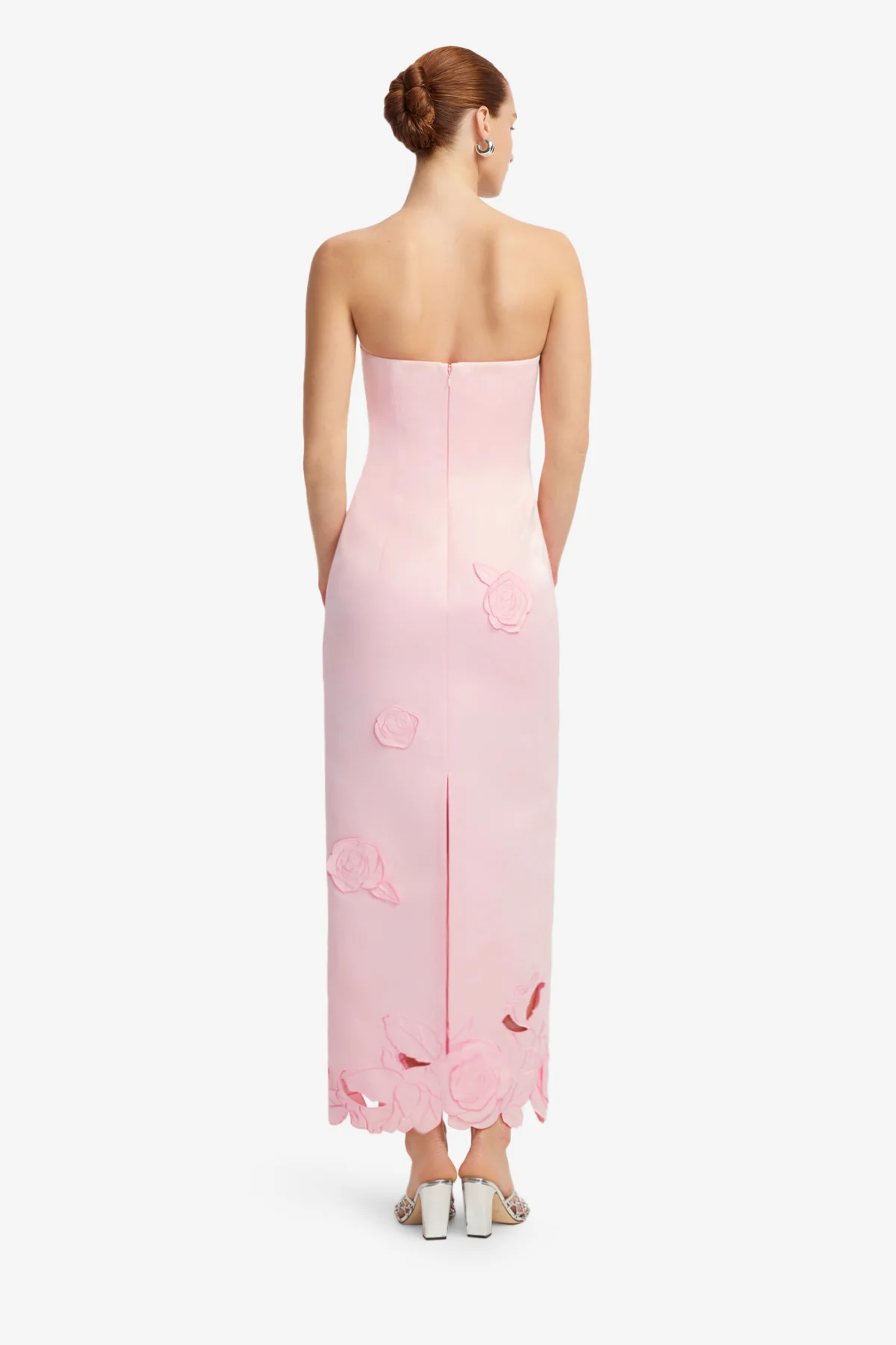 Rayna Appliqué Bustier Maxi Dress - Blush Pink - Image 5