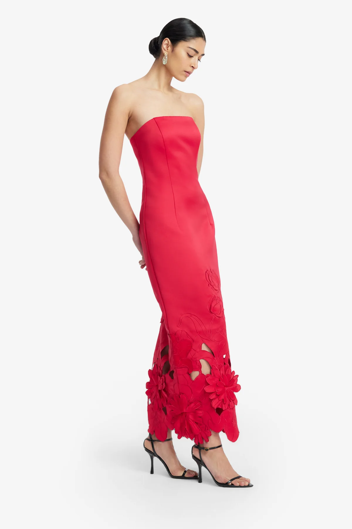 Rayna Appliqué Bustier Maxi Dress - Rosa - Image 4
