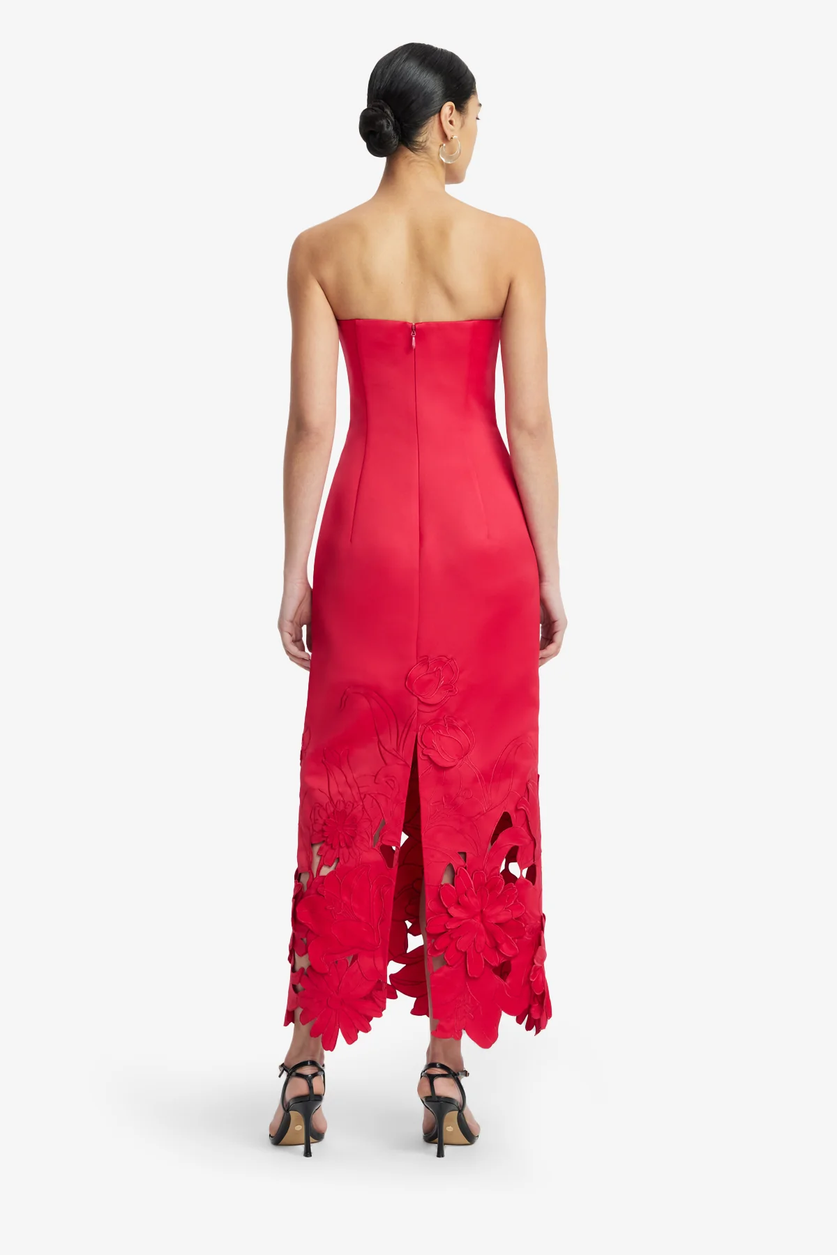 Rayna Appliqué Bustier Maxi Dress - Rosa - Image 5