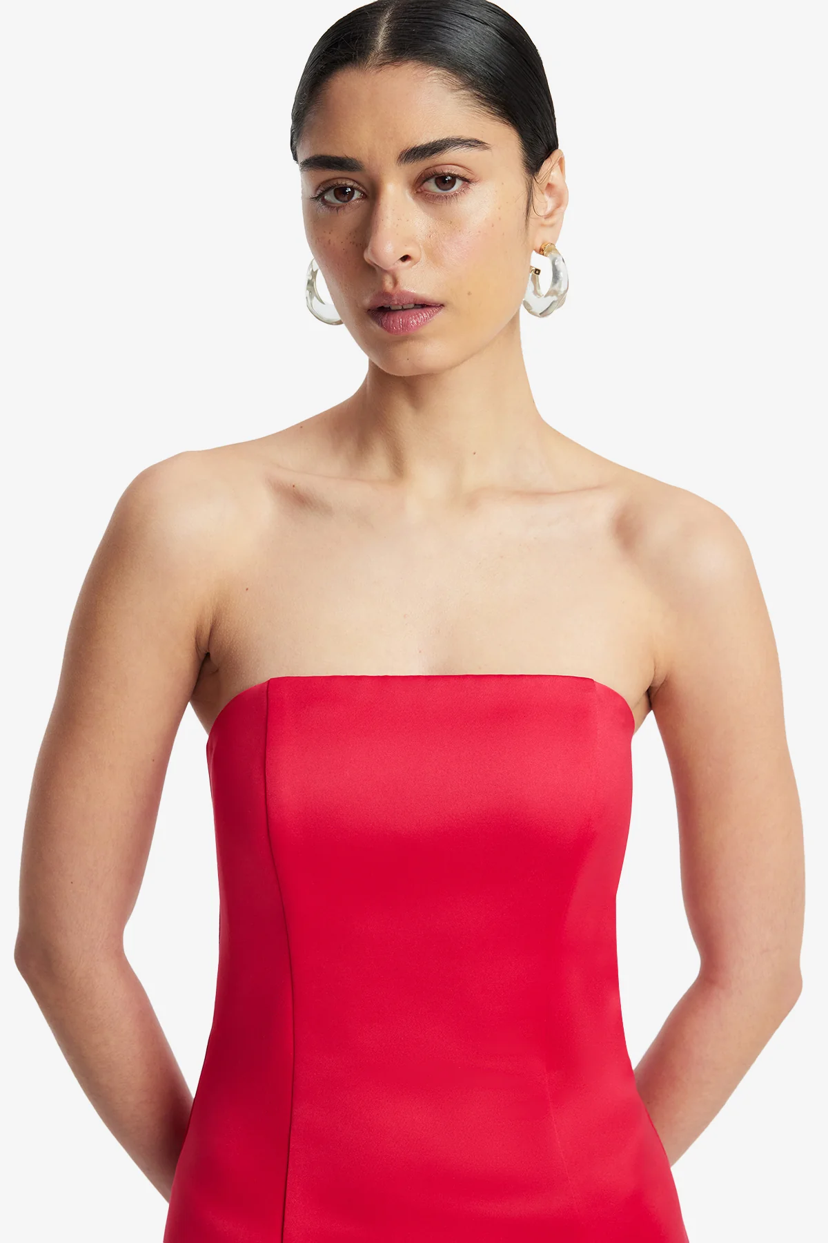 Rayna Appliqué Bustier Maxi Dress - Rosa - Image 6