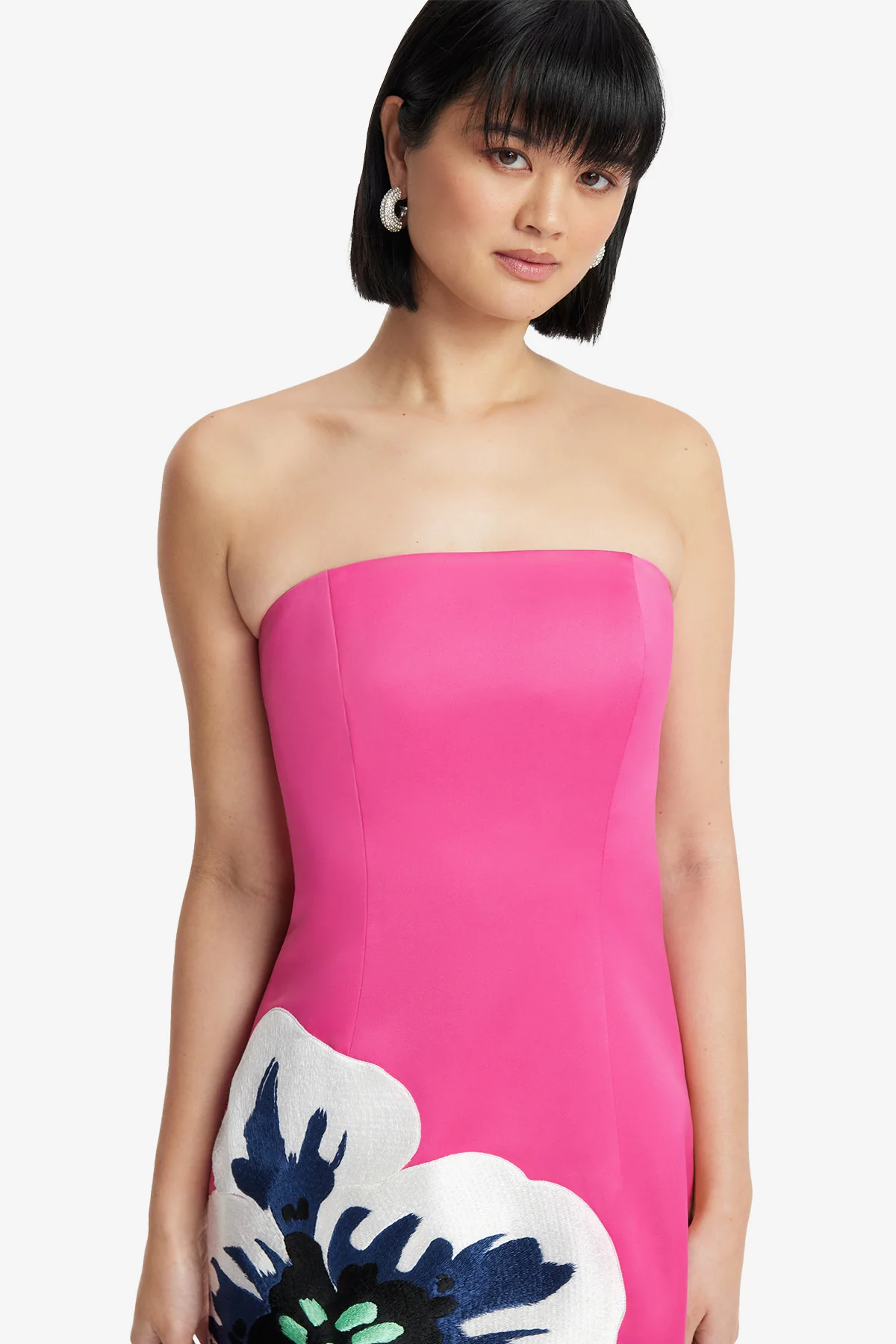 Rayna Bustier Maxi Dress - Orchid Print - Image 6