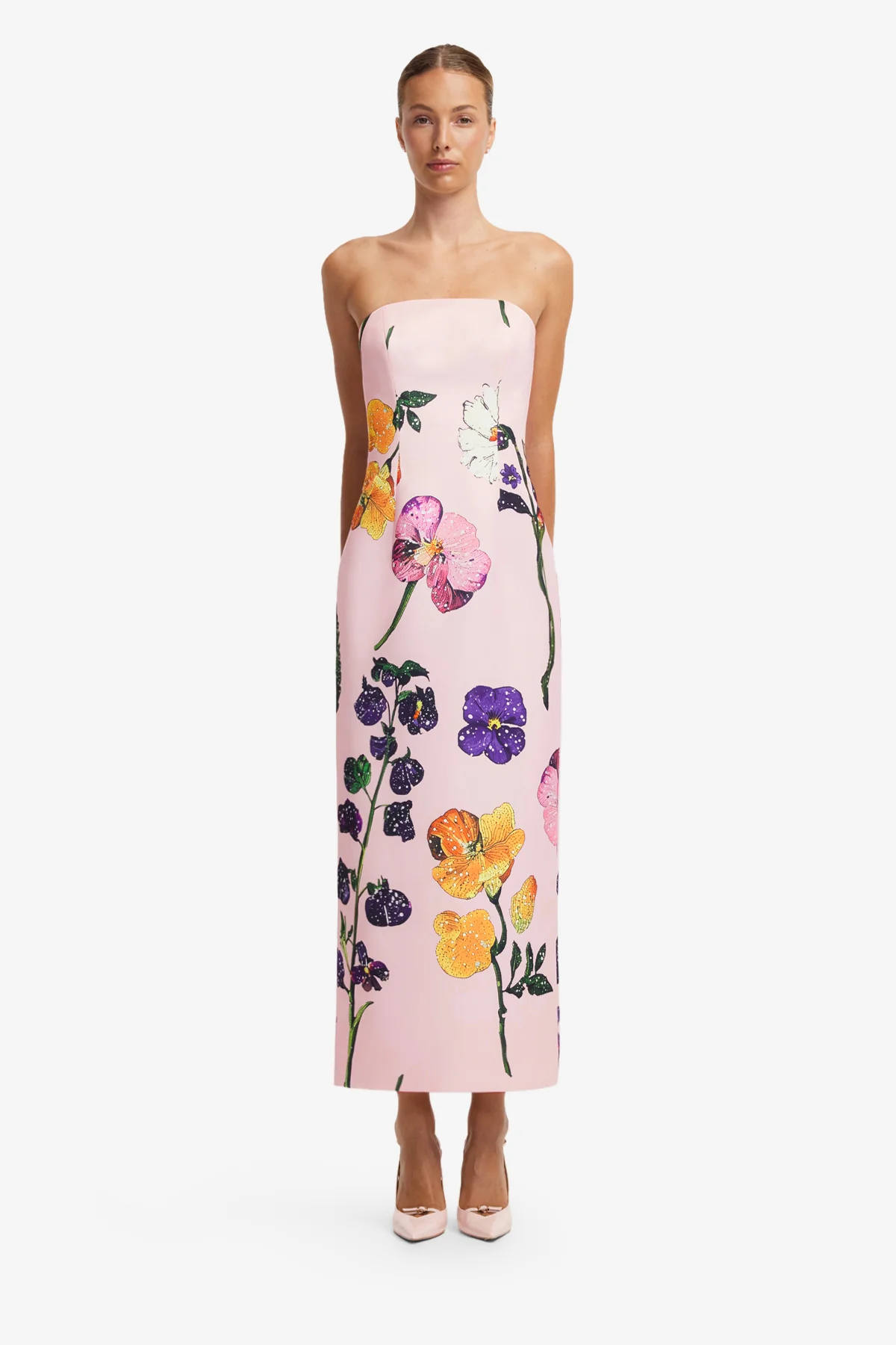 Rayna Printed Bustier Maxi Dress - Wildbloom - Image 2