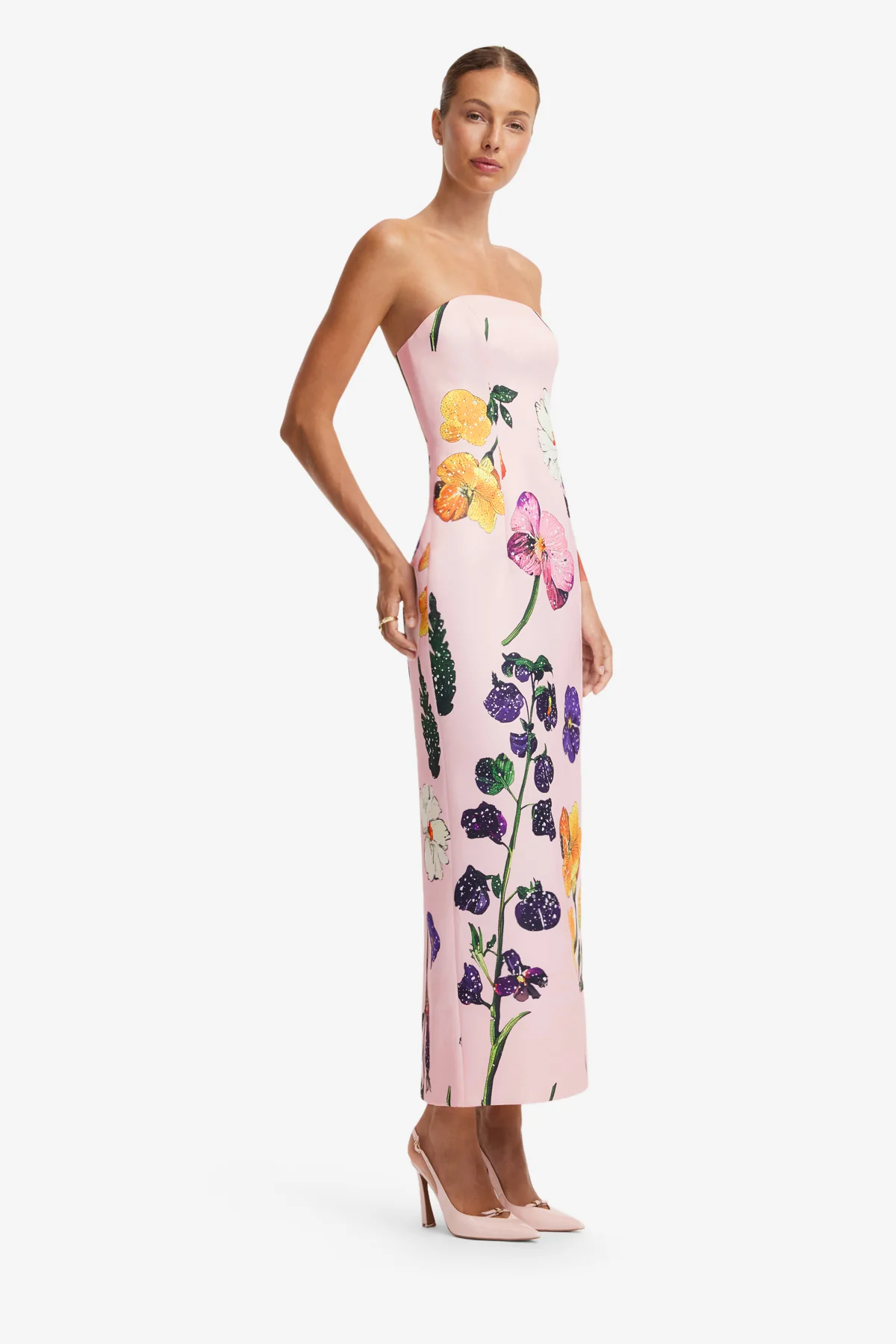 Rayna Printed Bustier Maxi Dress - Wildbloom - Image 4